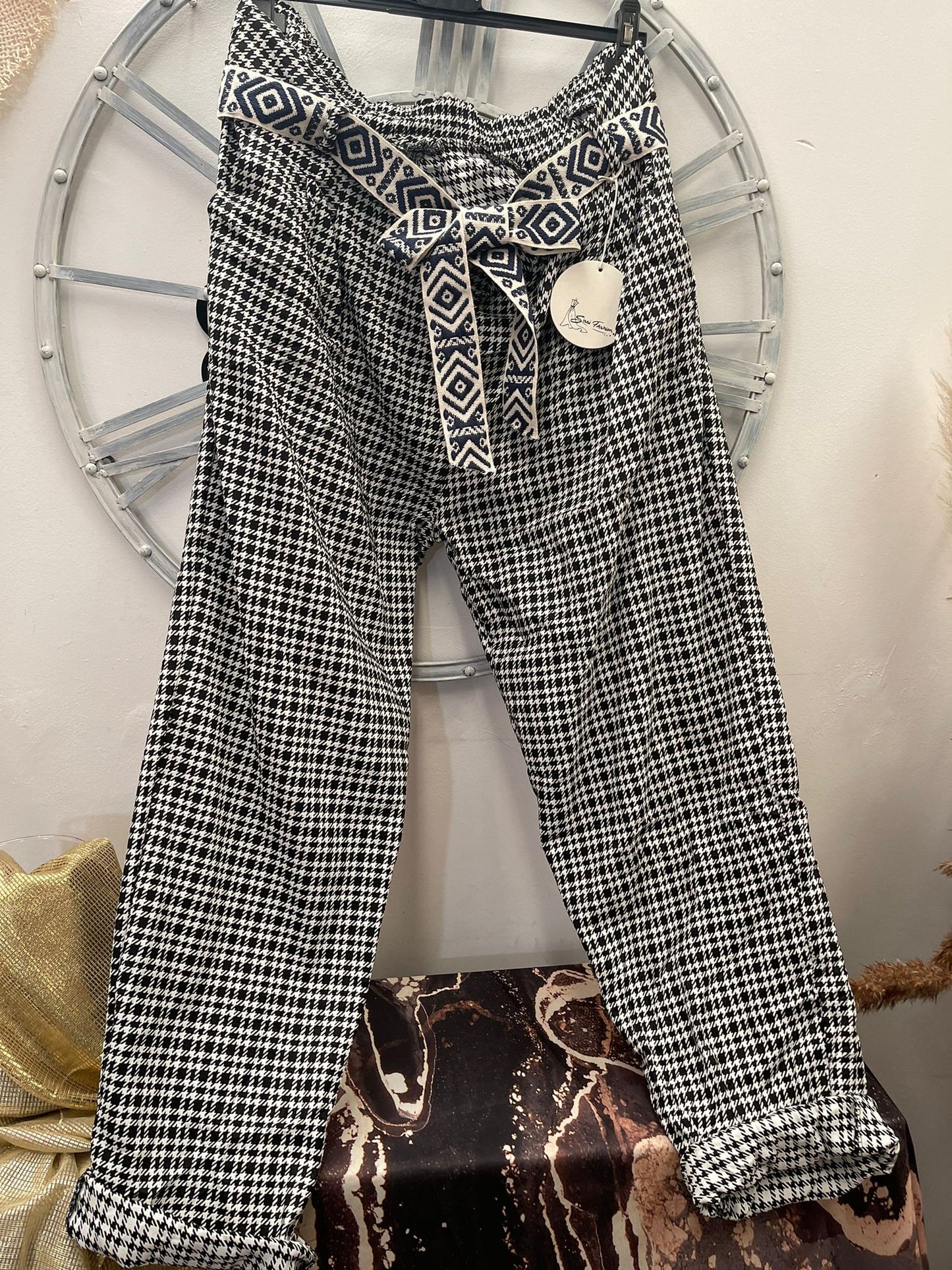 PANTALON SUR LE CARREAU(spéçial grandes tailles)