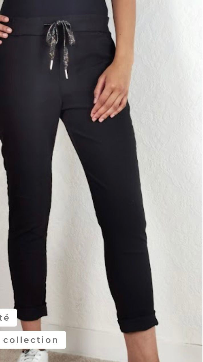 PANTALON JOG FROISSÉ