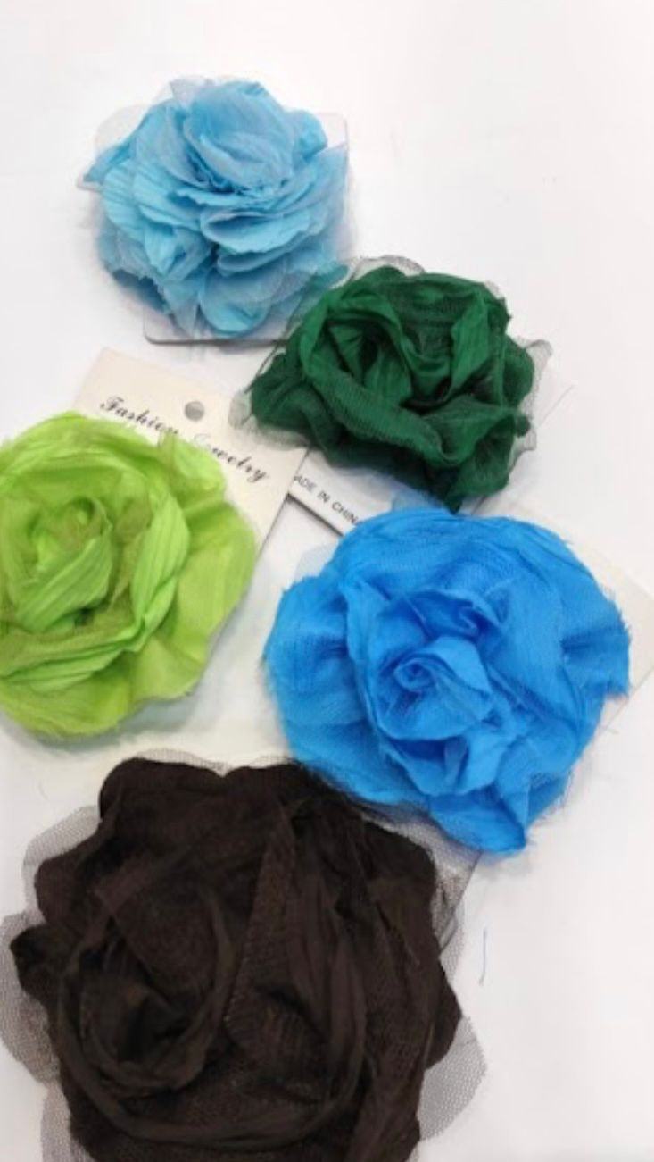 broche fleurs