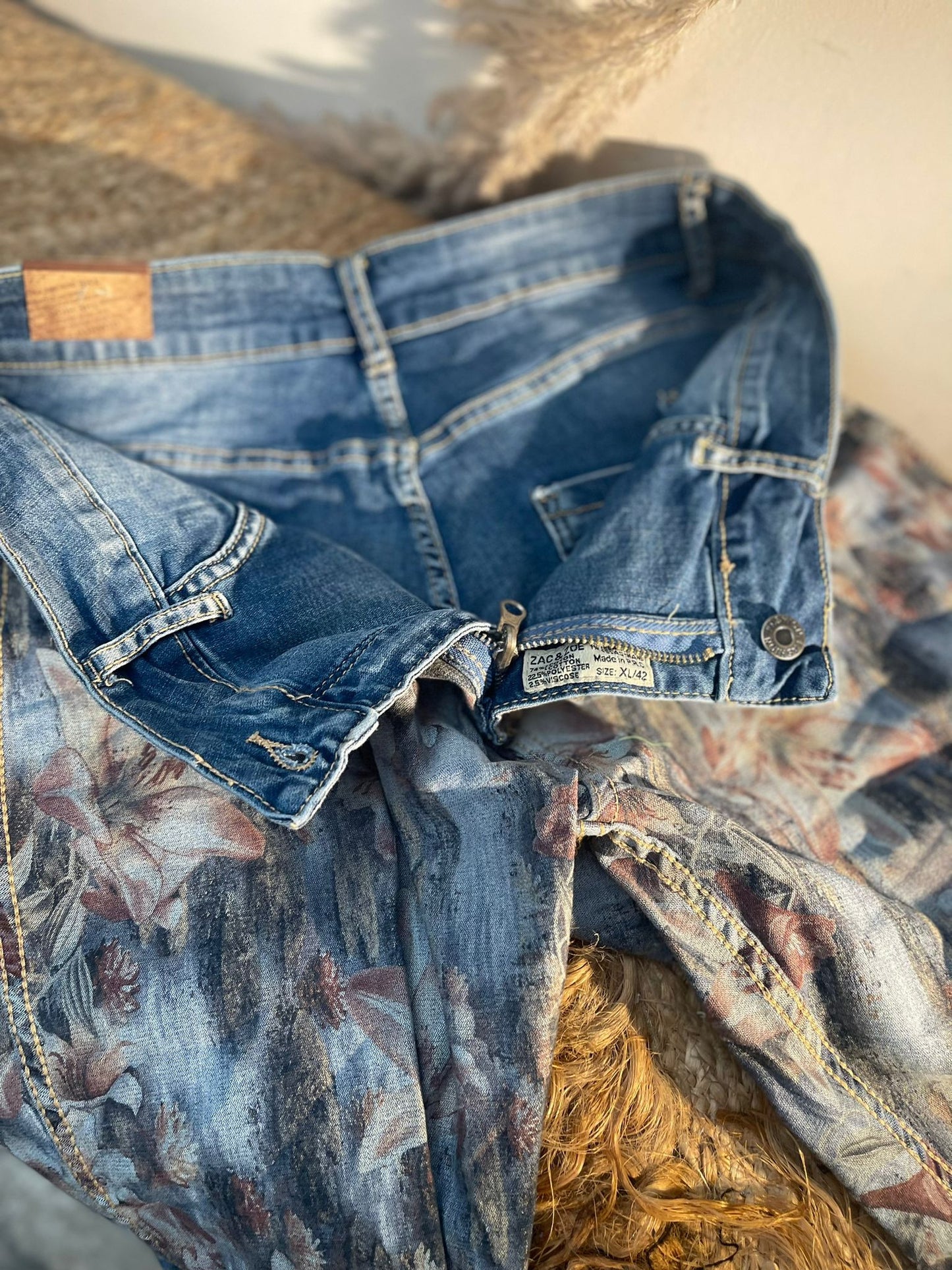 BERMUDA JEANS RÉVERSIBLE