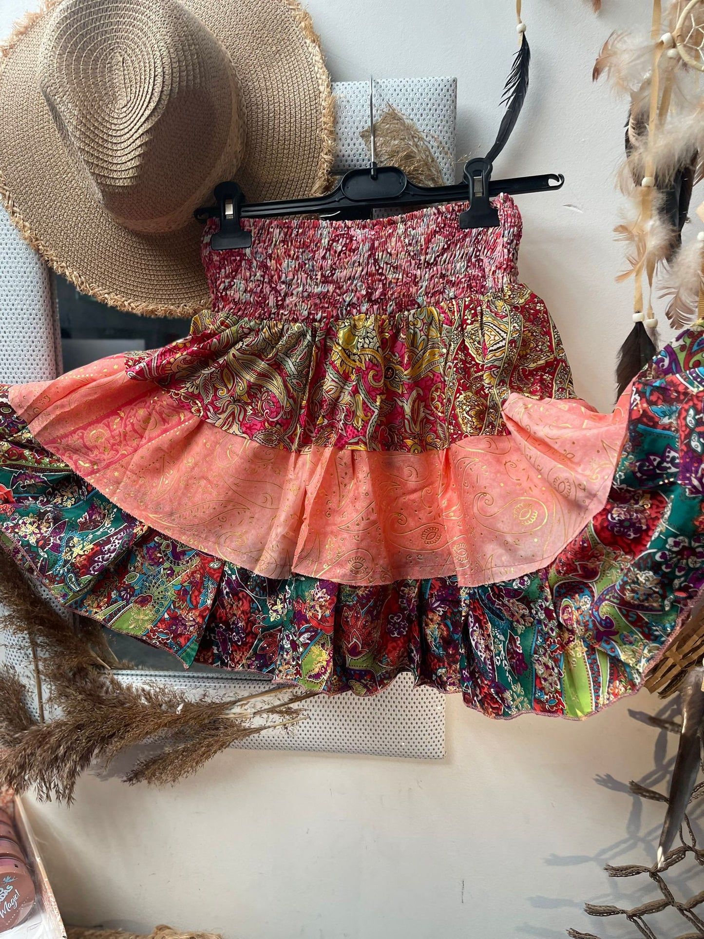 BLOUSE /JUPE MULTI SOIE