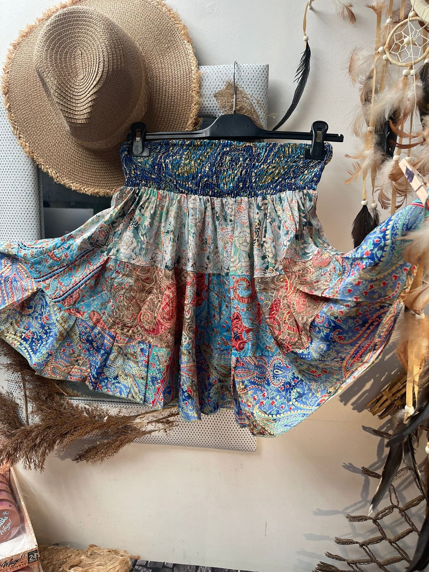 BLOUSE /JUPE MULTI SOIE
