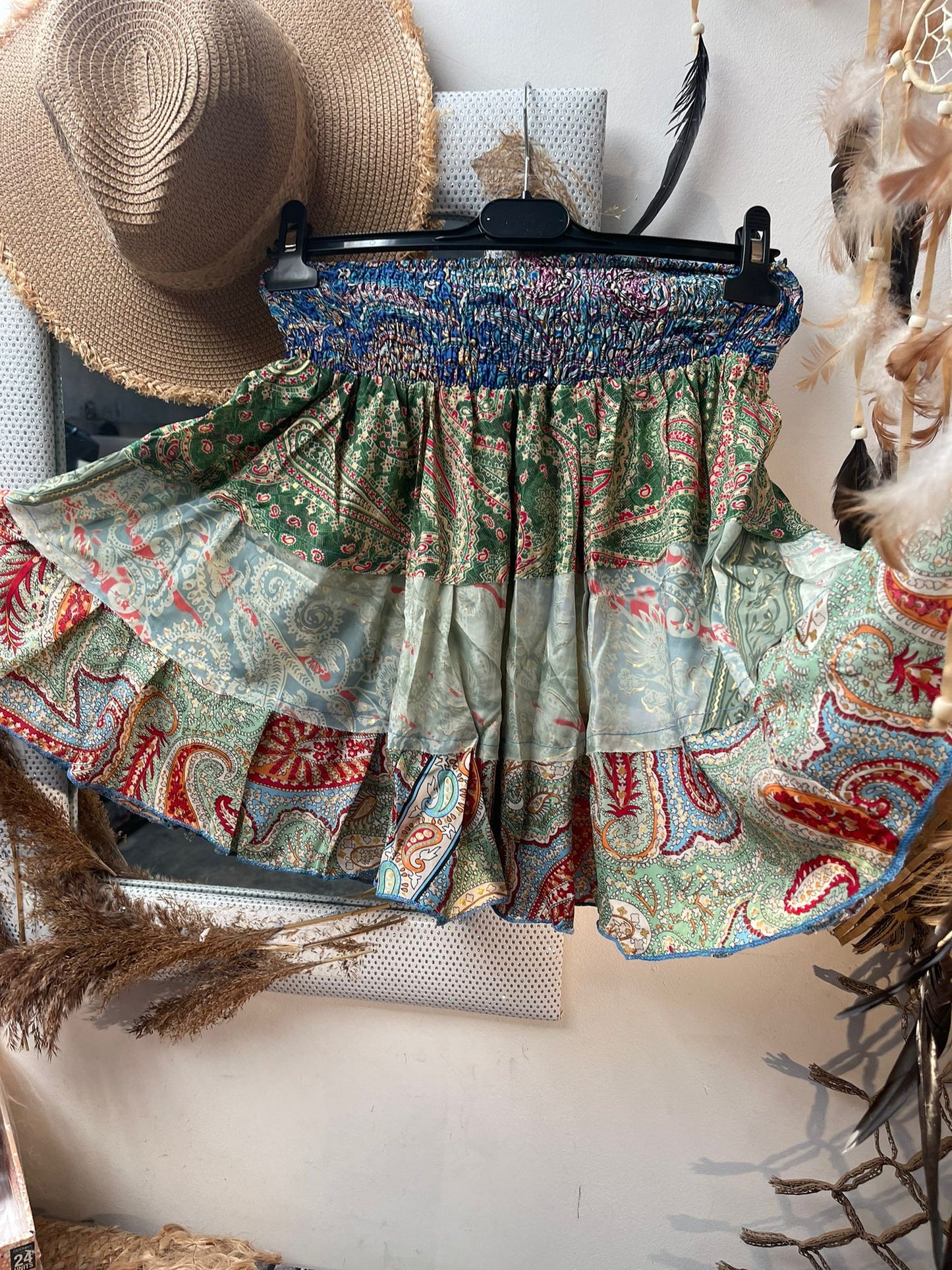 BLOUSE /JUPE MULTI SOIE
