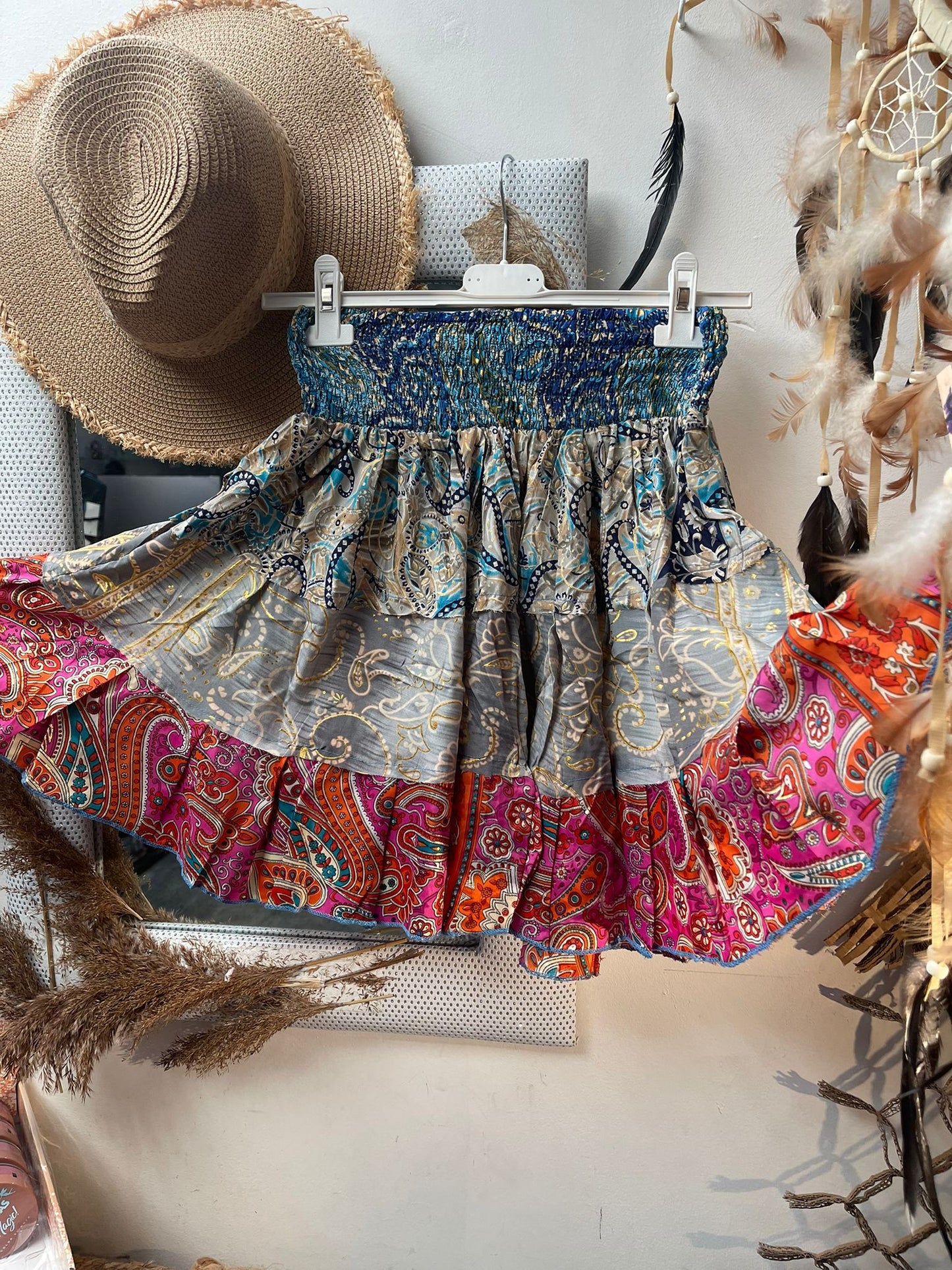 BLOUSE /JUPE MULTI SOIE