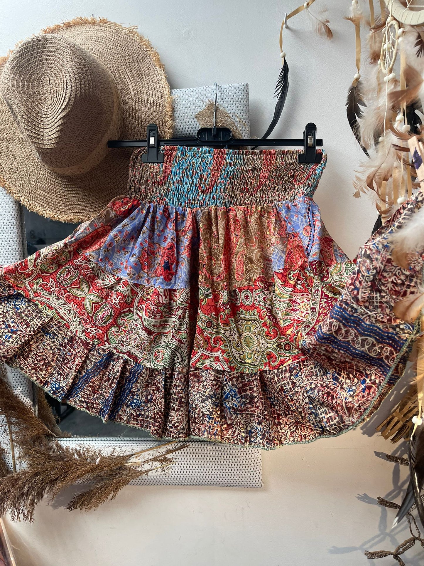 BLOUSE /JUPE MULTI SOIE