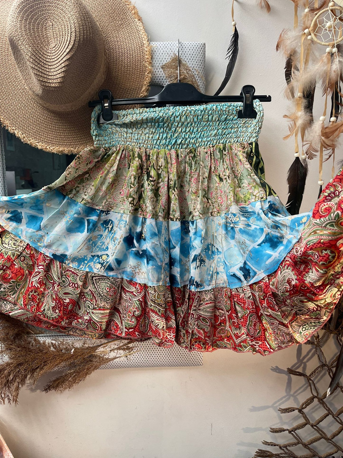 BLOUSE /JUPE MULTI SOIE