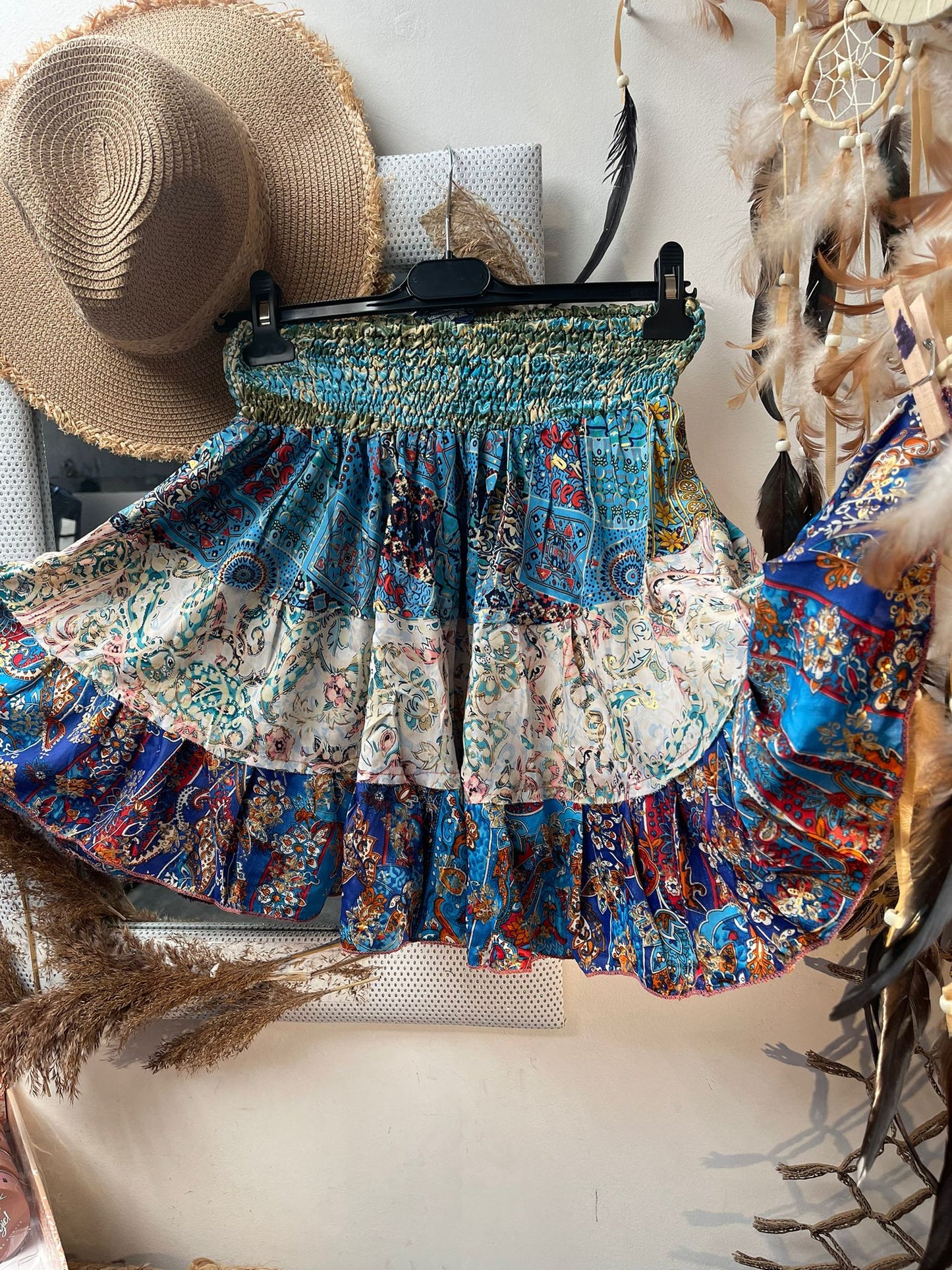 BLOUSE /JUPE MULTI SOIE
