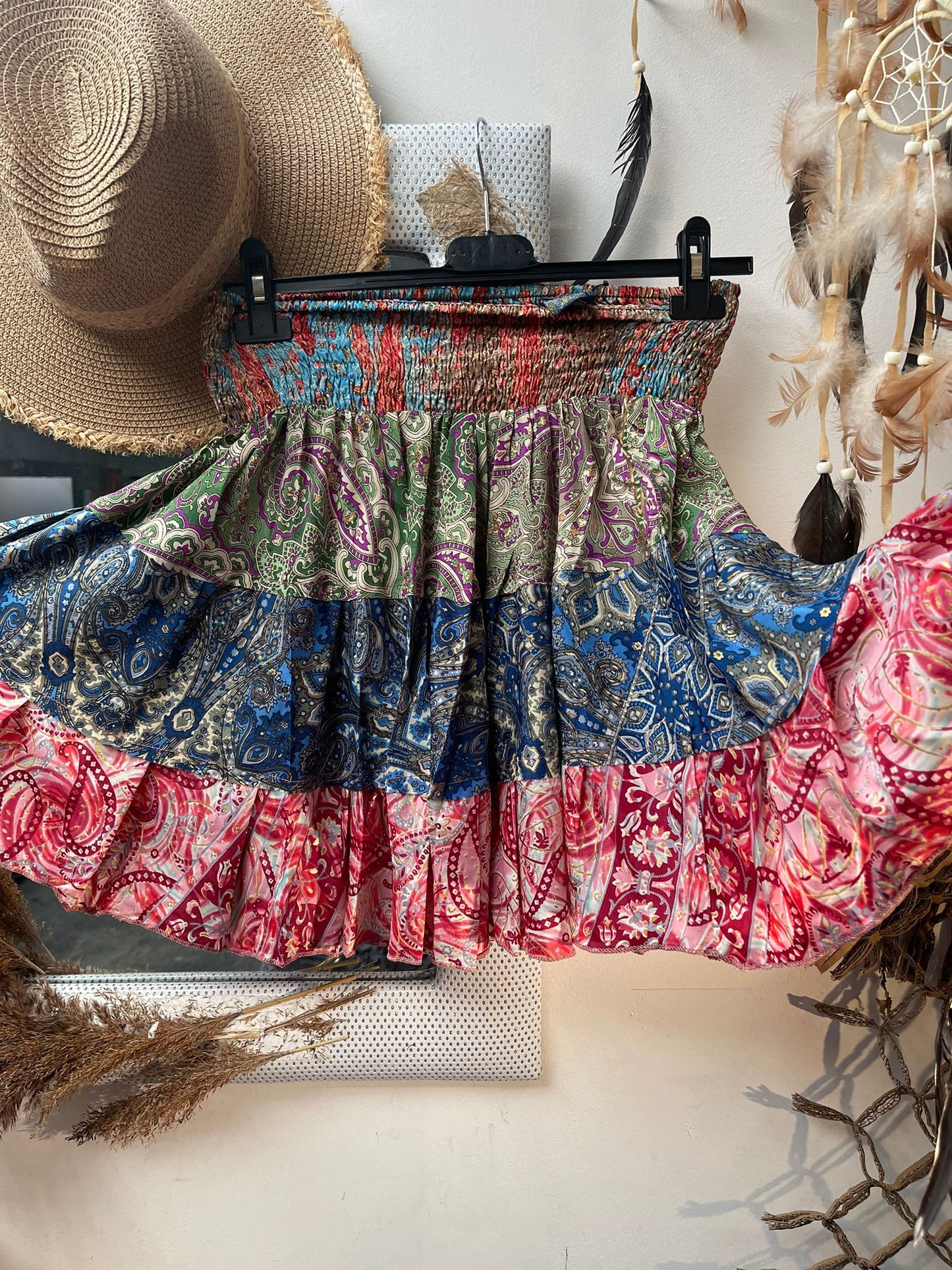 BLOUSE /JUPE MULTI SOIE