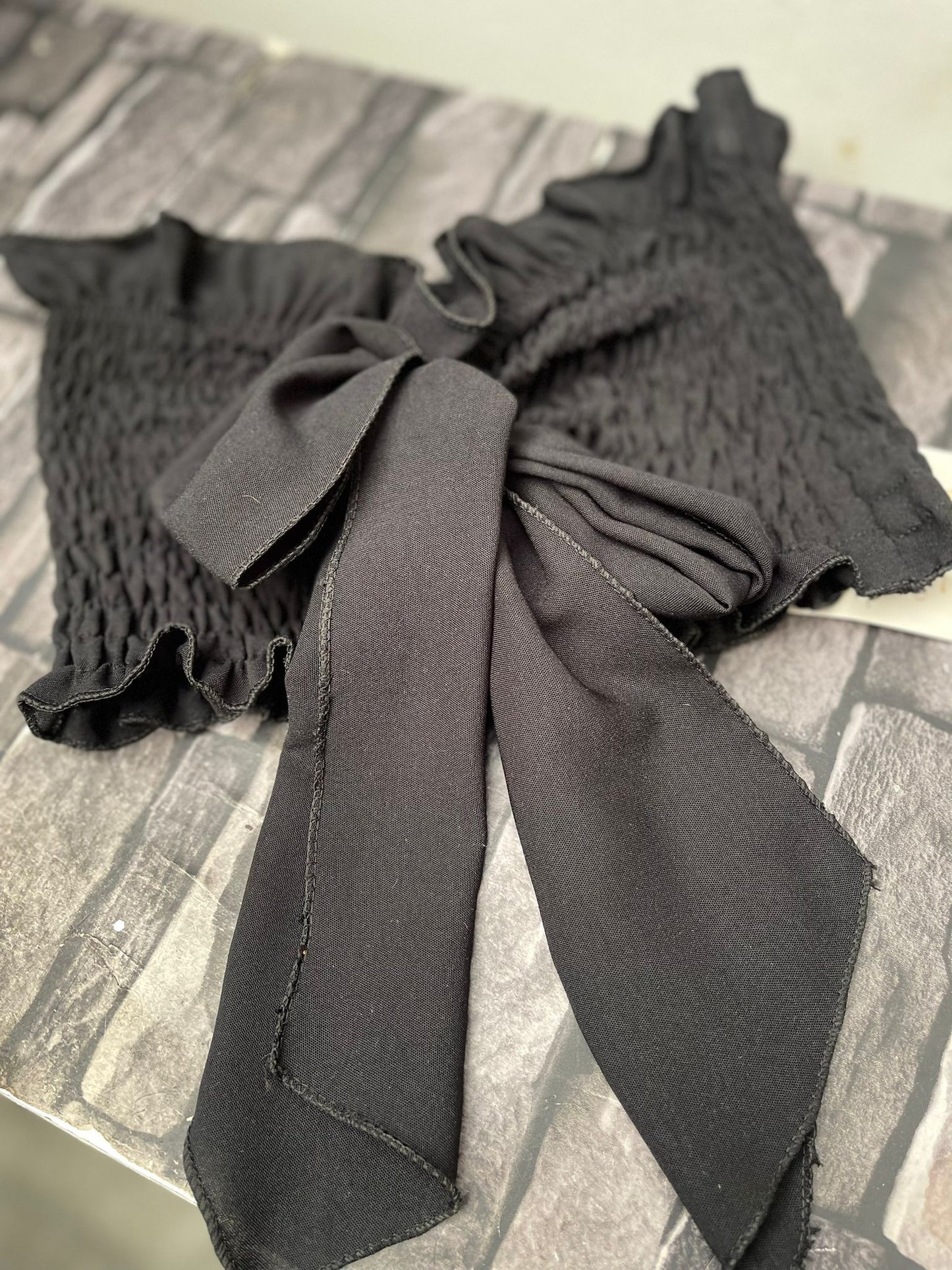 bandeau froncé noueud