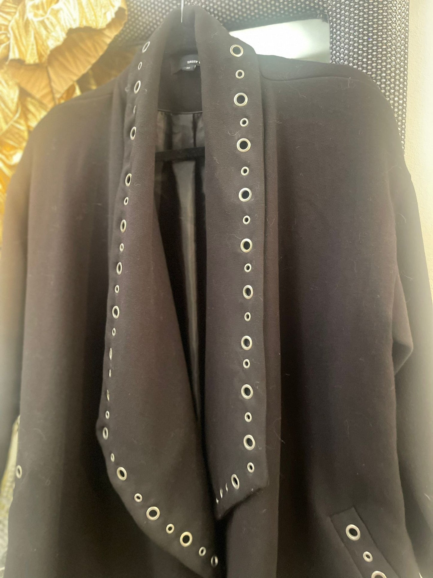 veste manteau rivets
