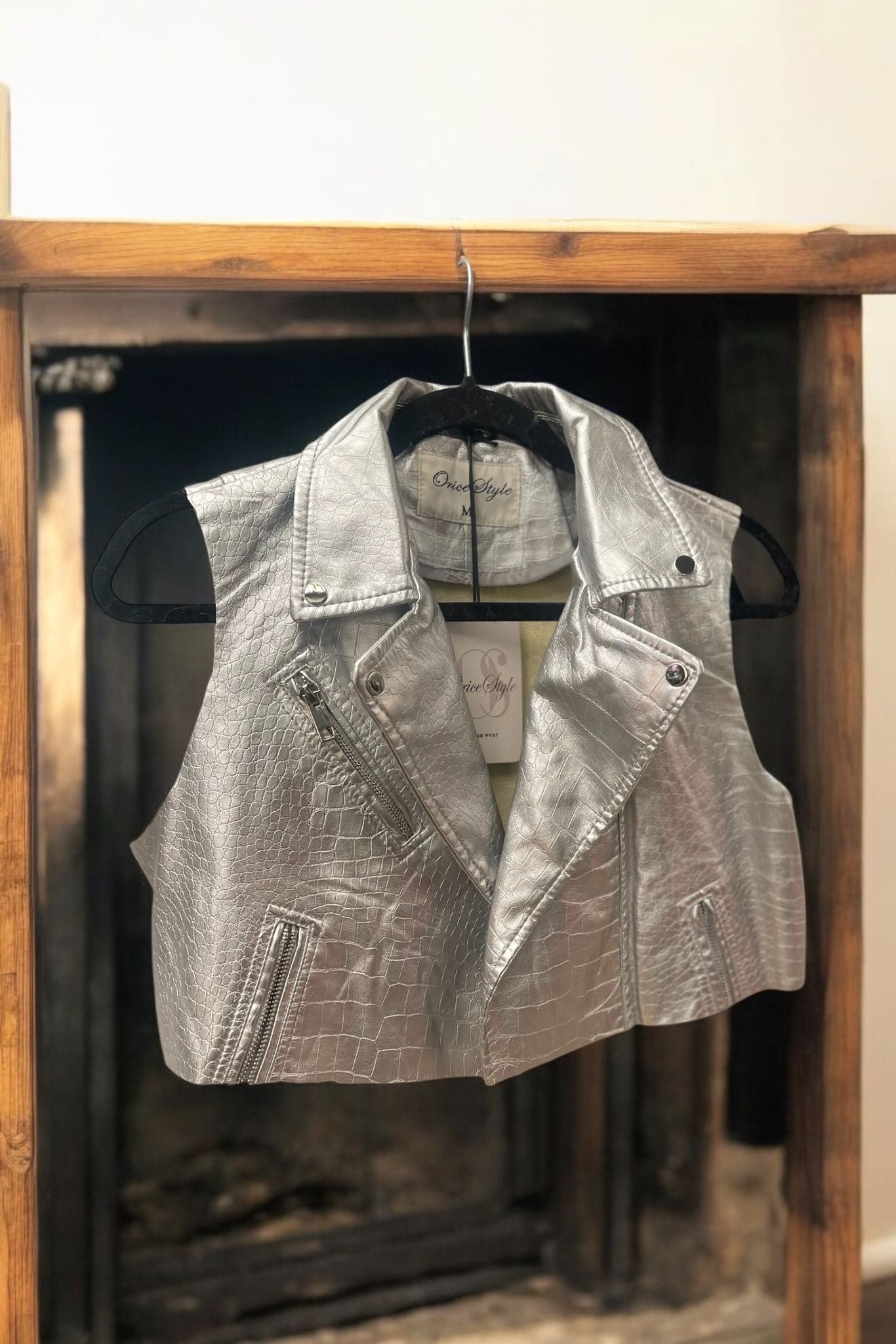 VESTE PERFECTO MÉTAL destroy courte