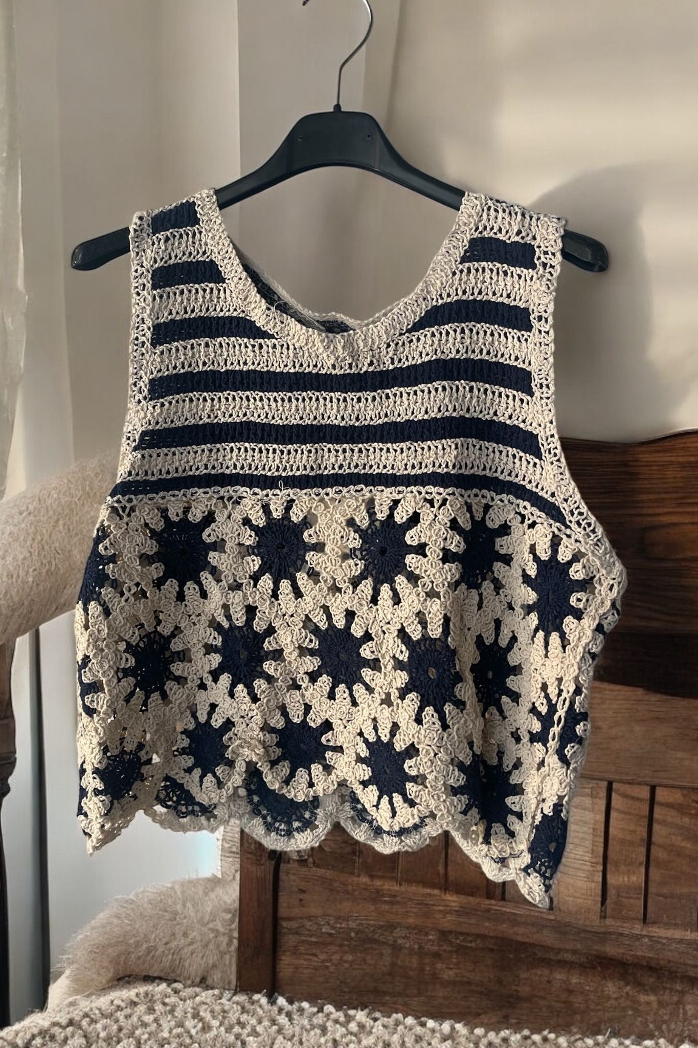 blouse débardeur coton