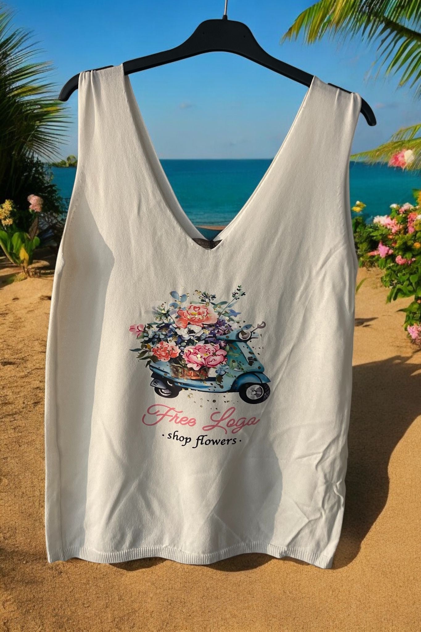 blouse mailles à thèmes