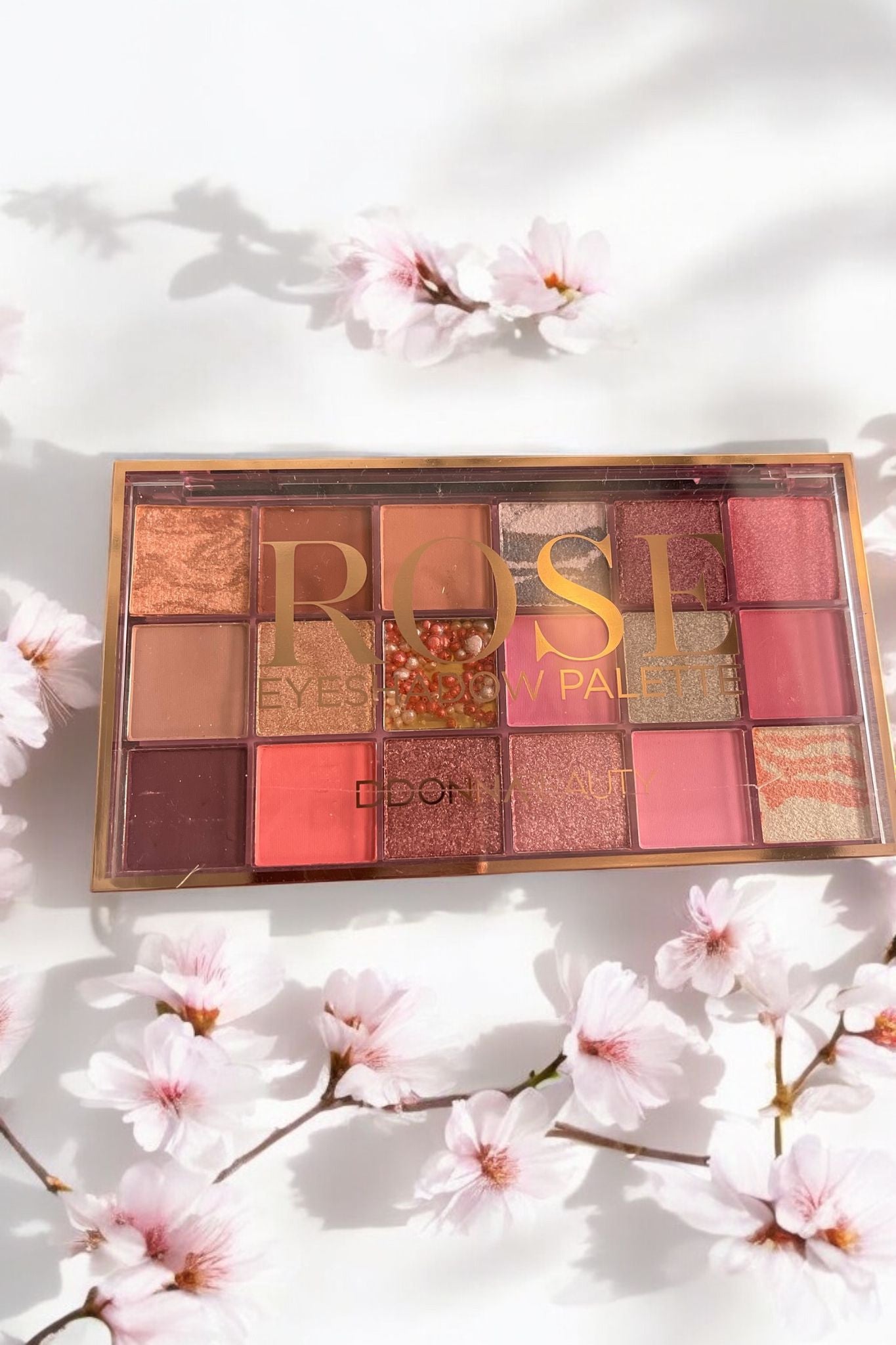 palette fards paupières rose