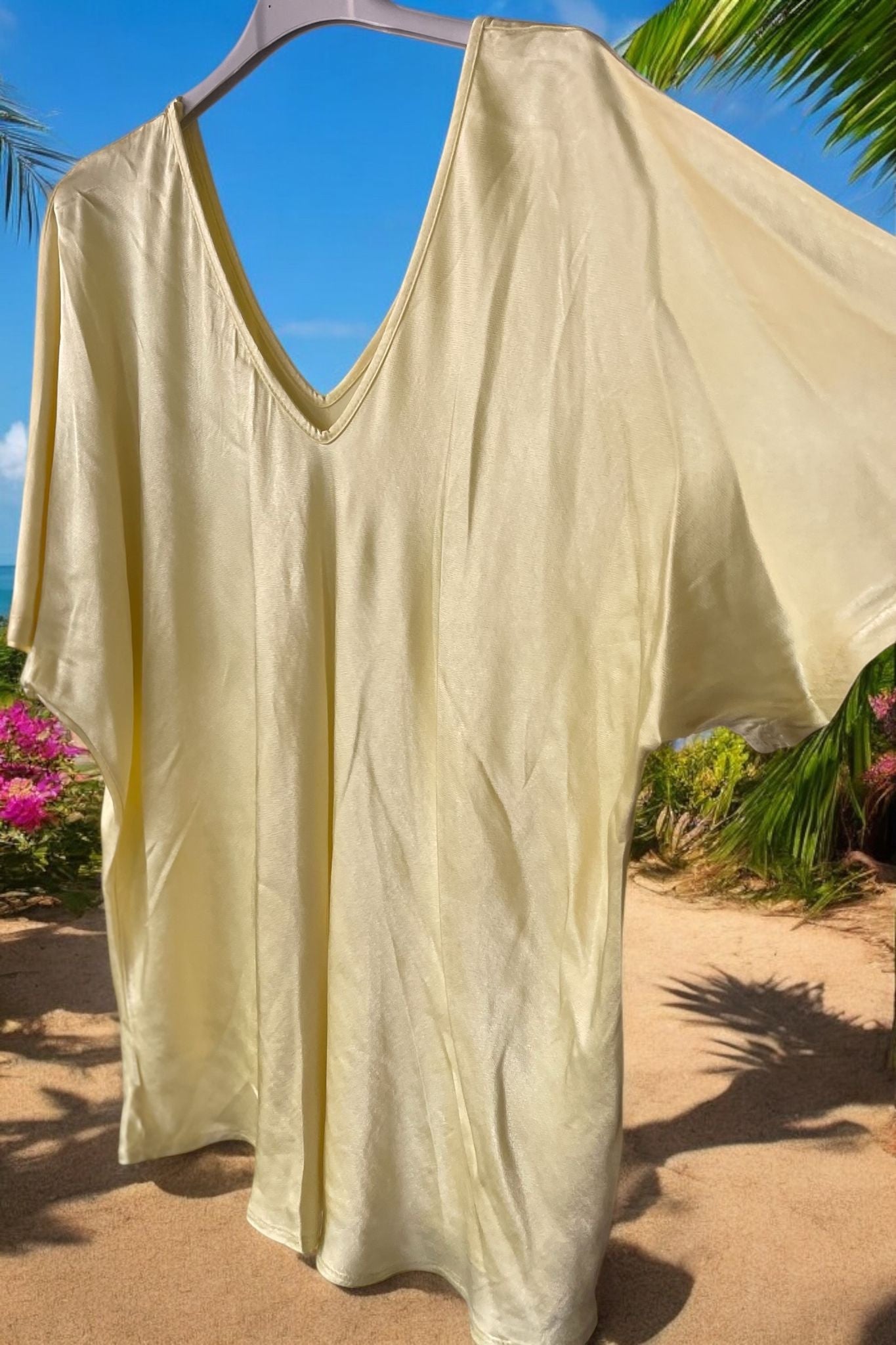 blouse satinée