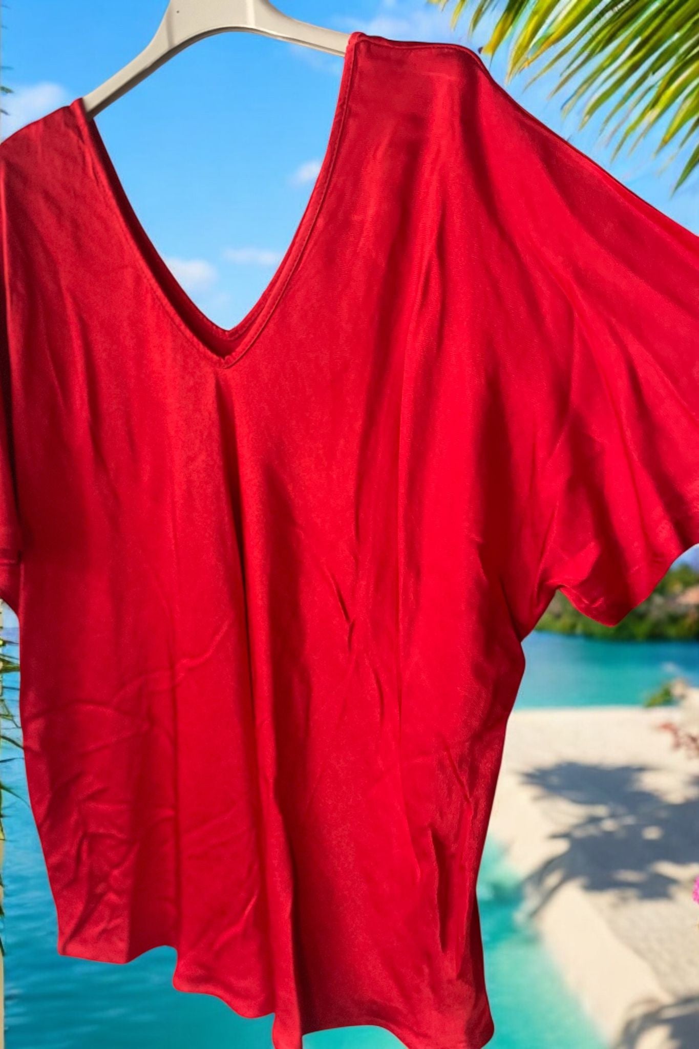 blouse satinée