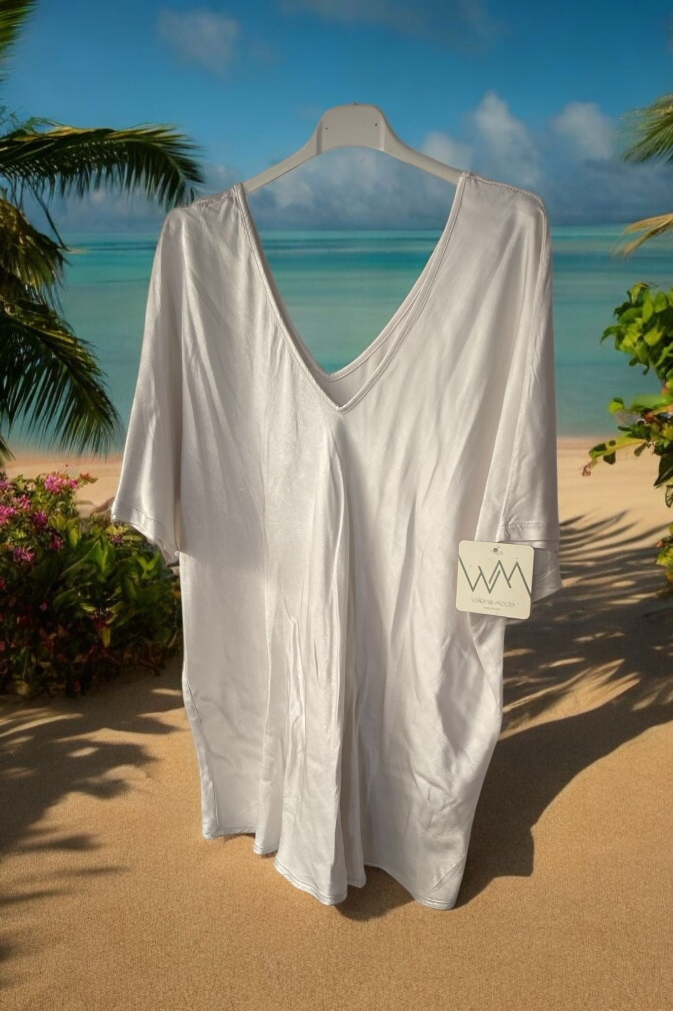 blouse satinée