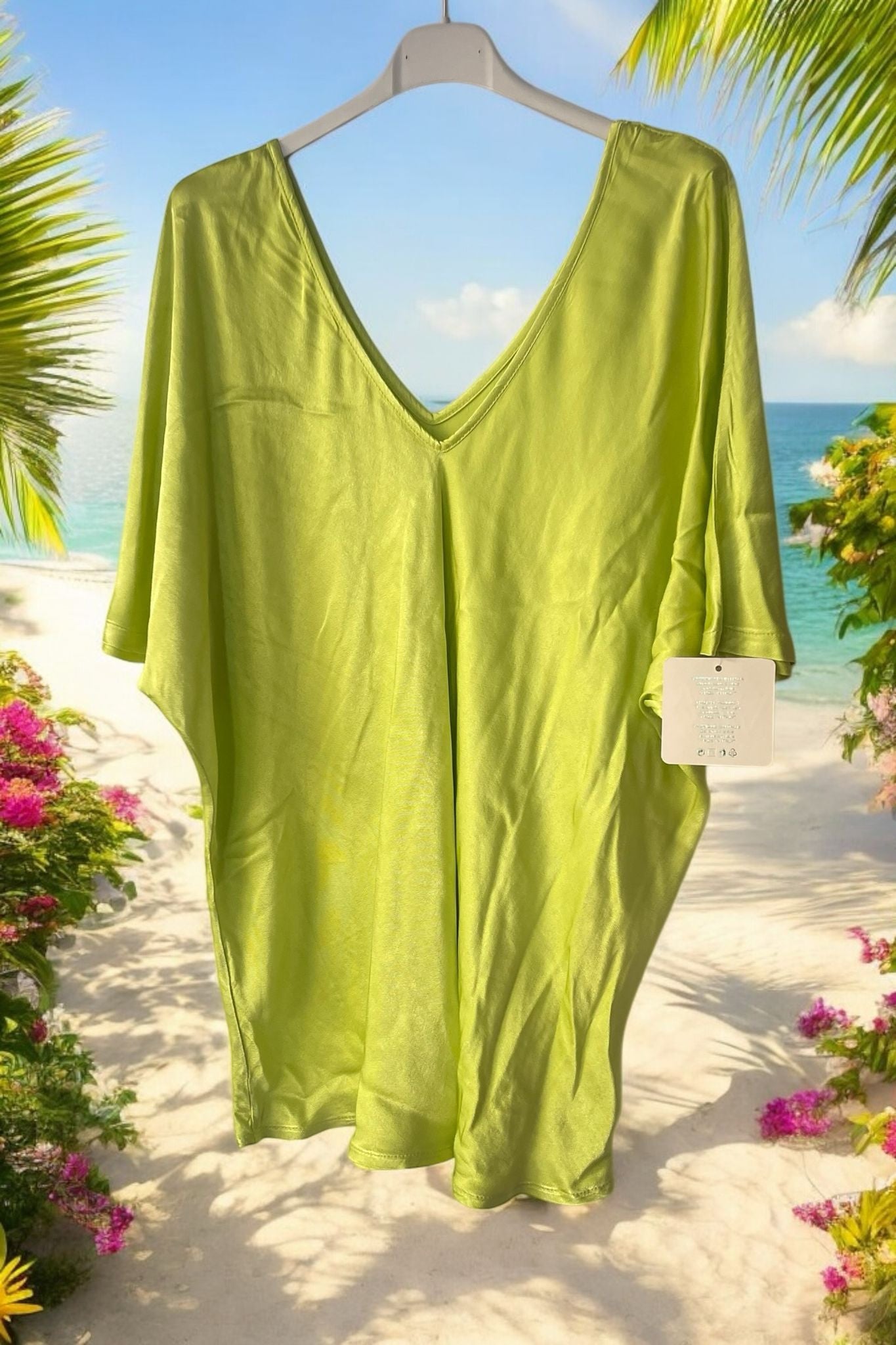 blouse satinée