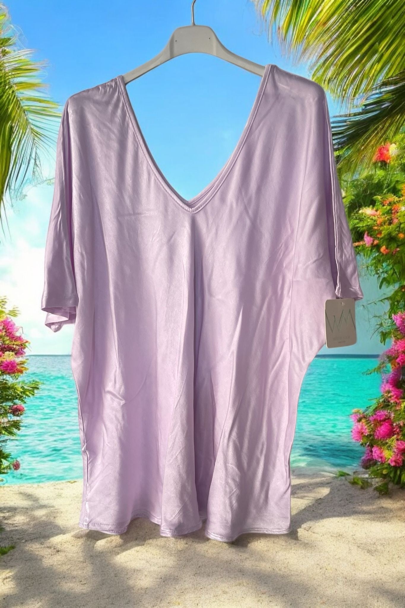 blouse satinée