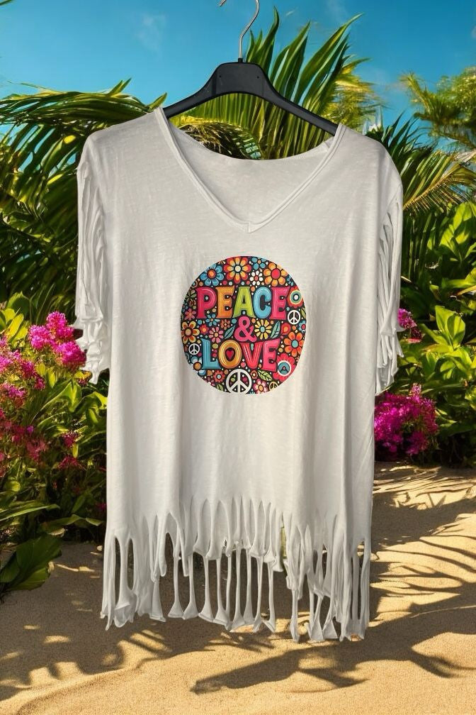 tee shirt on the beach
