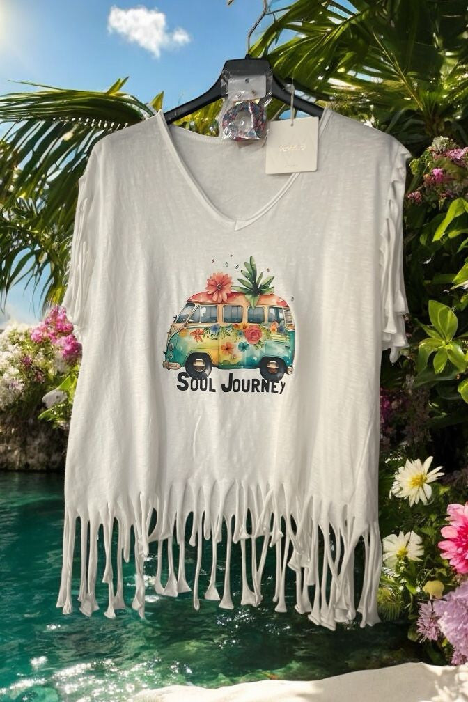tee shirt on the beach