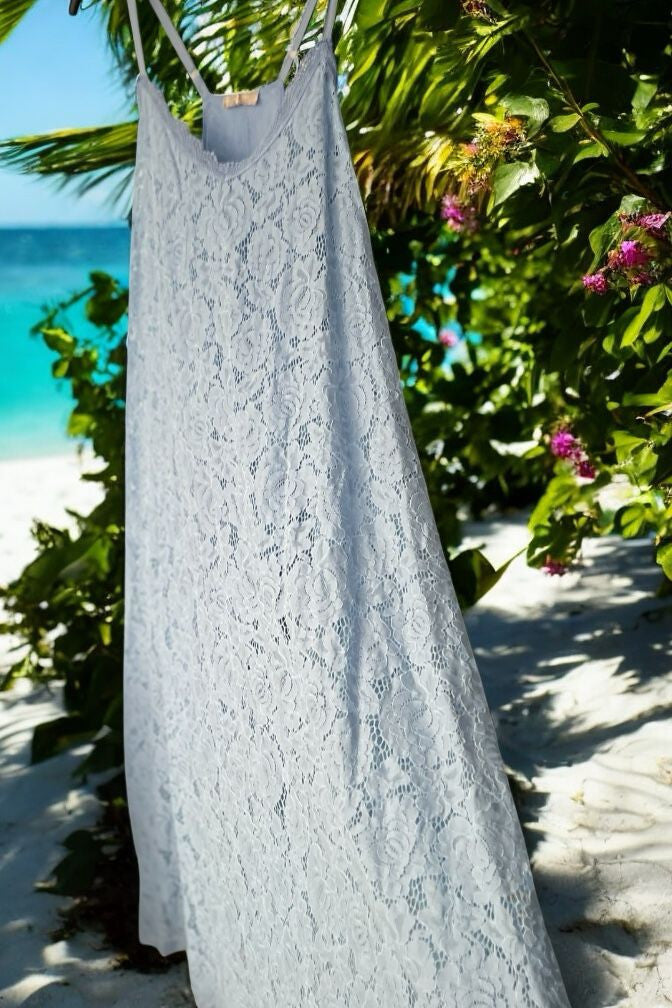 robe dentelle de plage