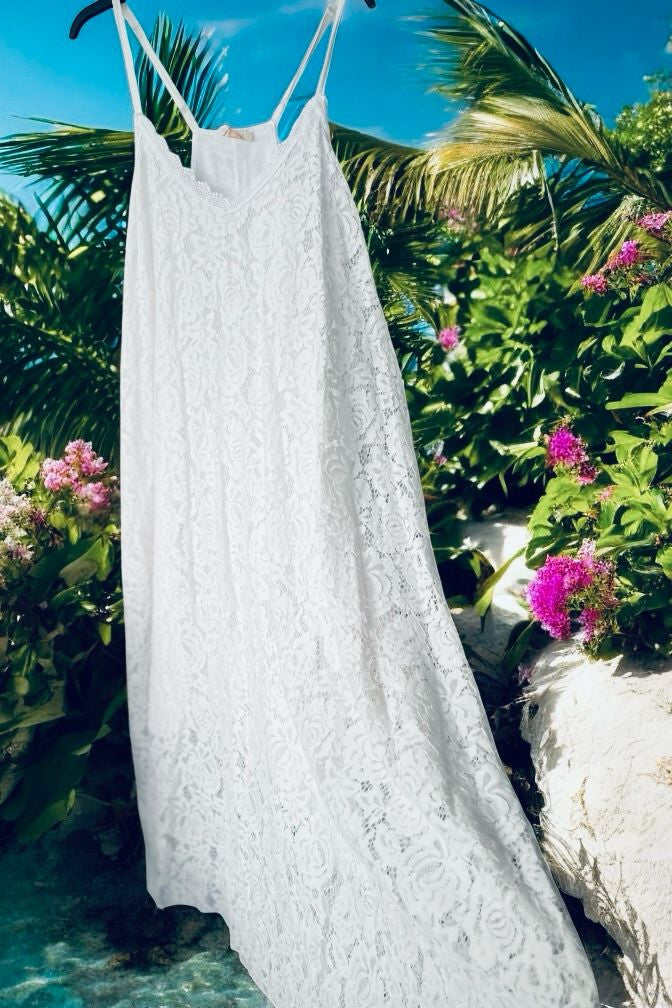 robe dentelle de plage