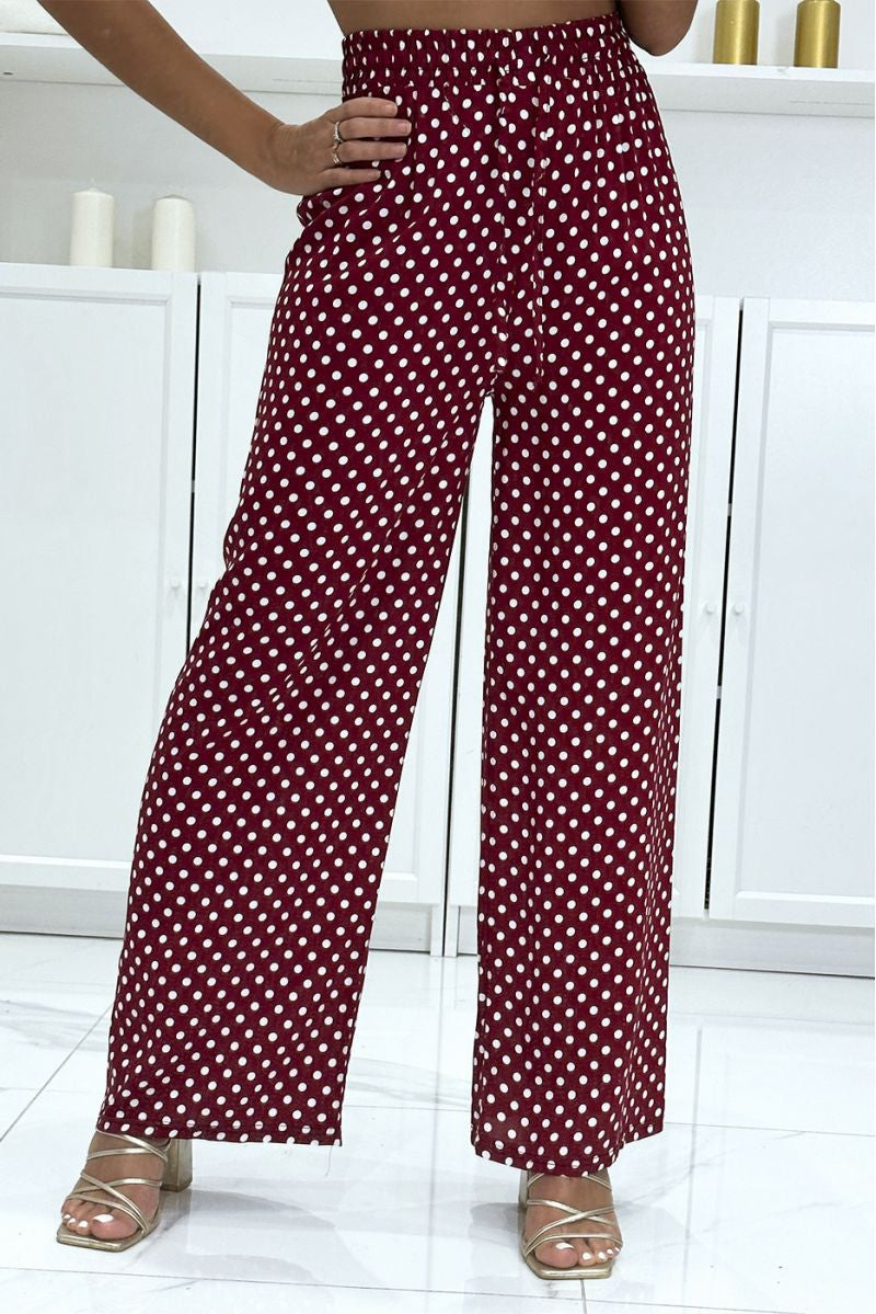 PANTALON PALAZZO fluide