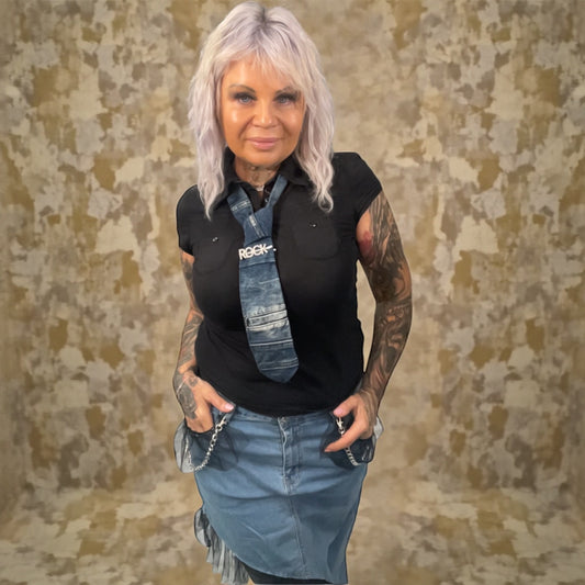 Jupe asymétrique fantasia