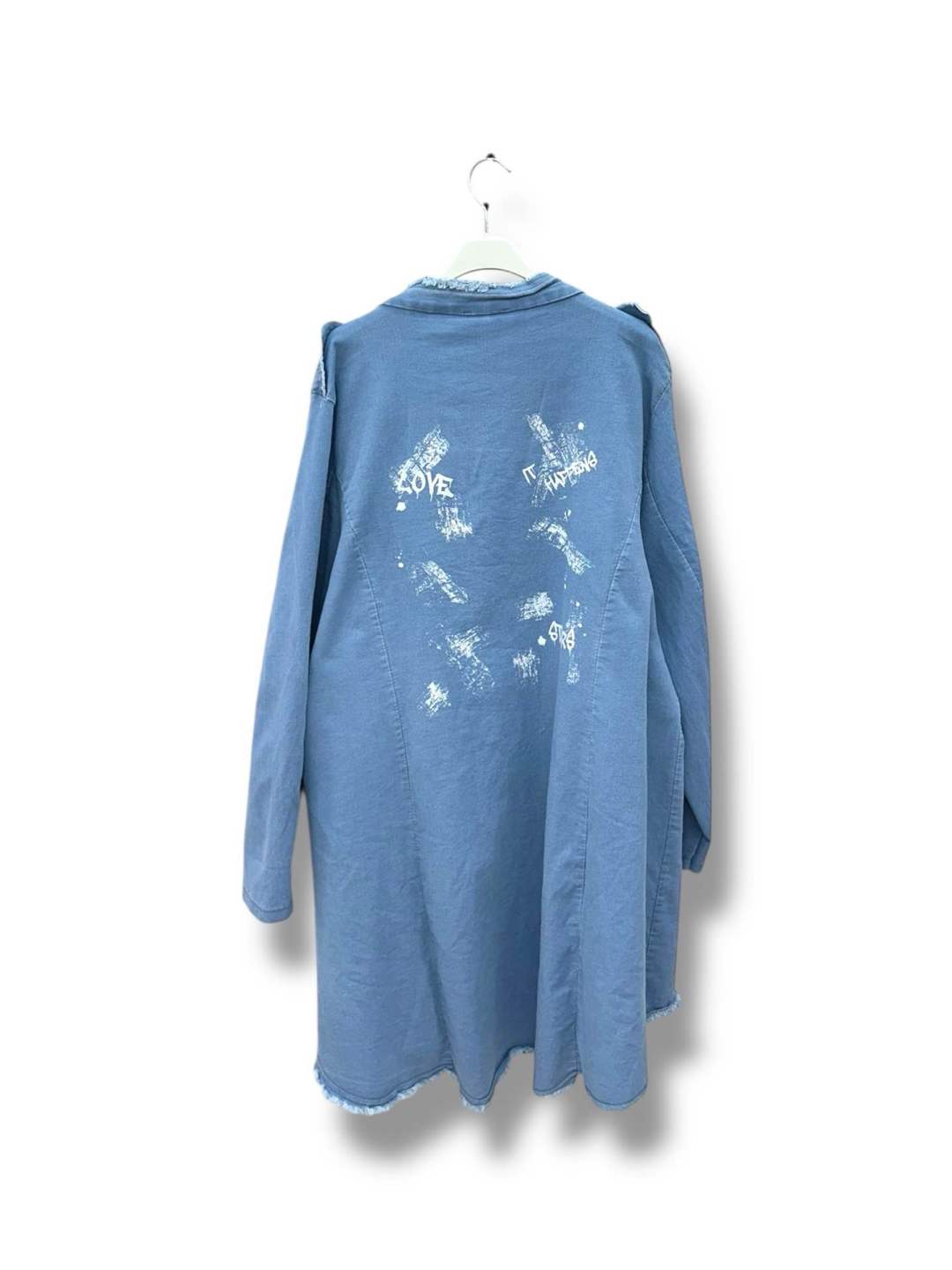 Veste redingote jeans