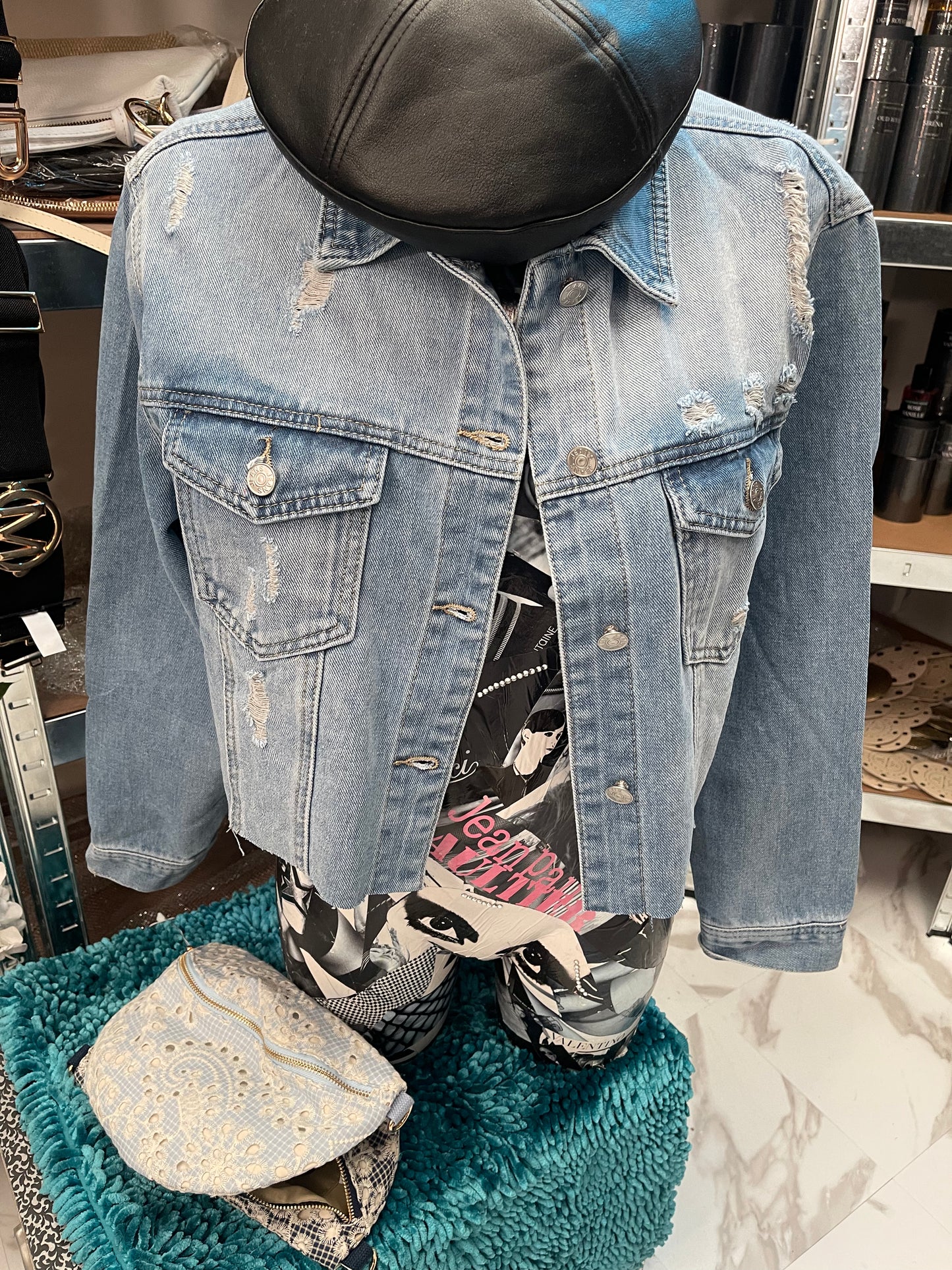 Veste jeans pop up