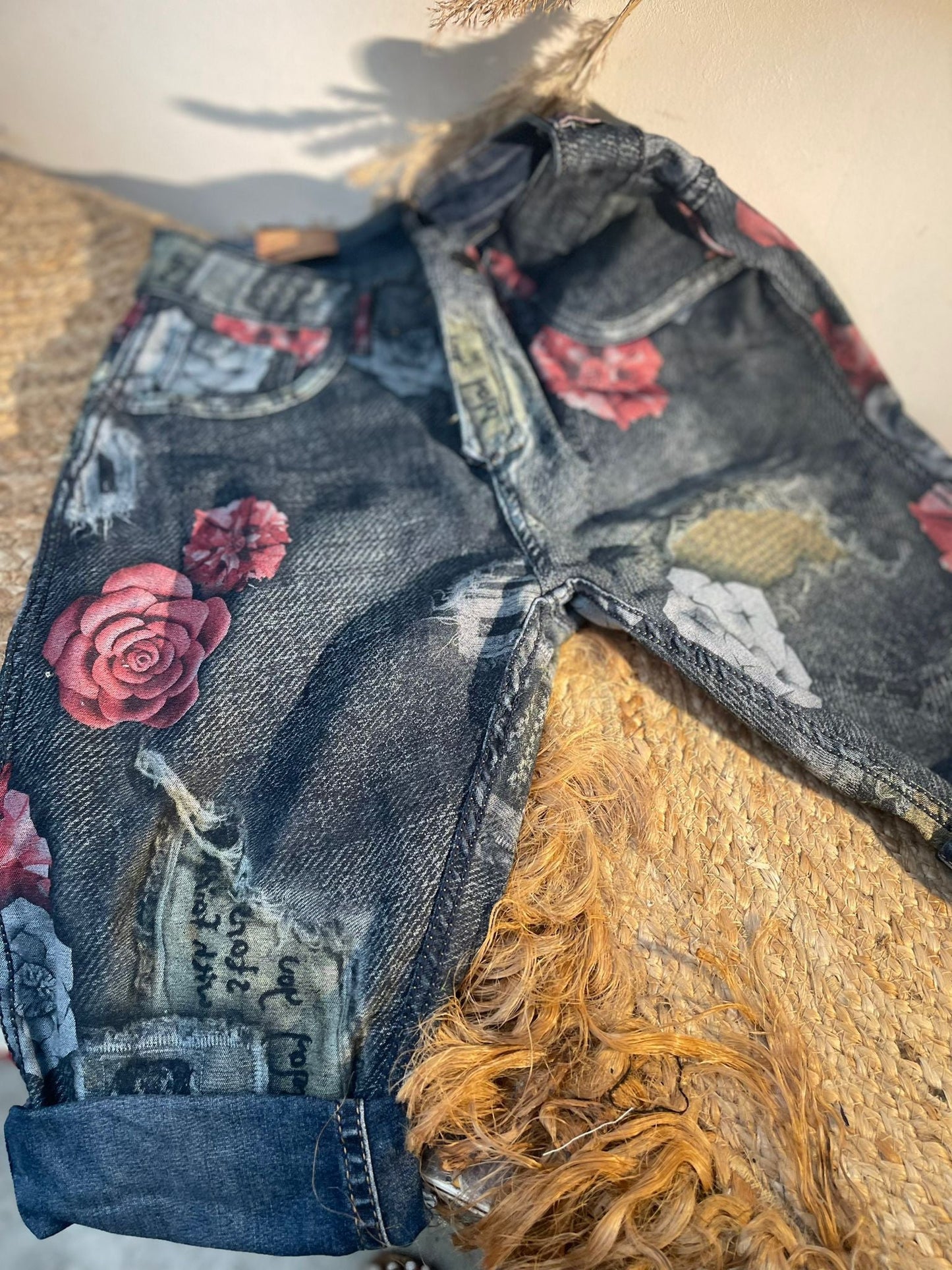 BERMUDA JEANS RÉVERSIBLE - L'autre mode