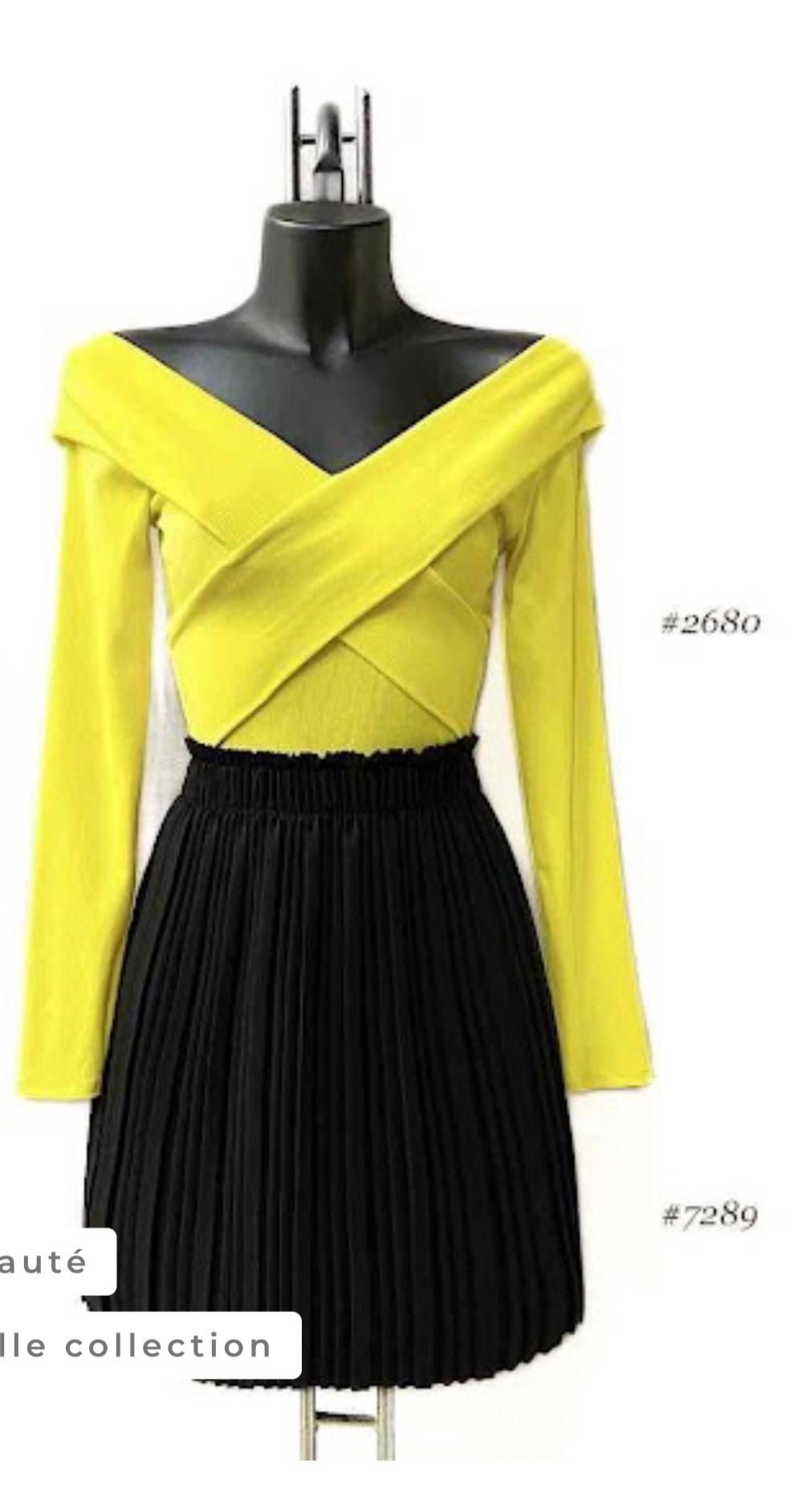 BLOUSE CROISÉE DES CHEMINS - L'autre mode