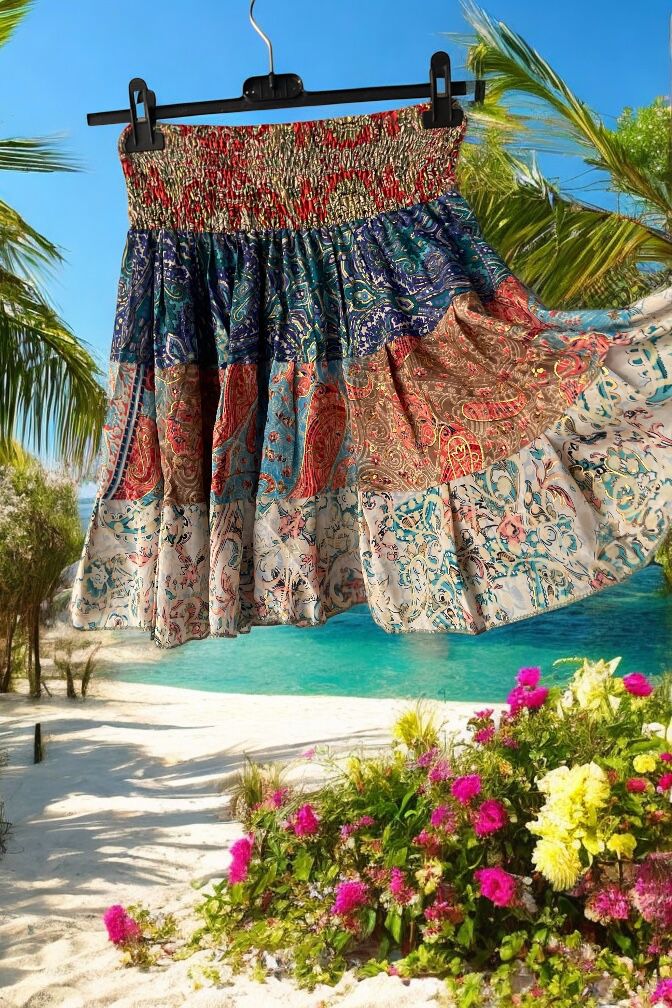 BLOUSE /JUPE MULTI SOIE - L'autre mode