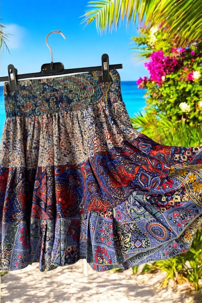 BLOUSE /JUPE MULTI SOIE - L'autre mode
