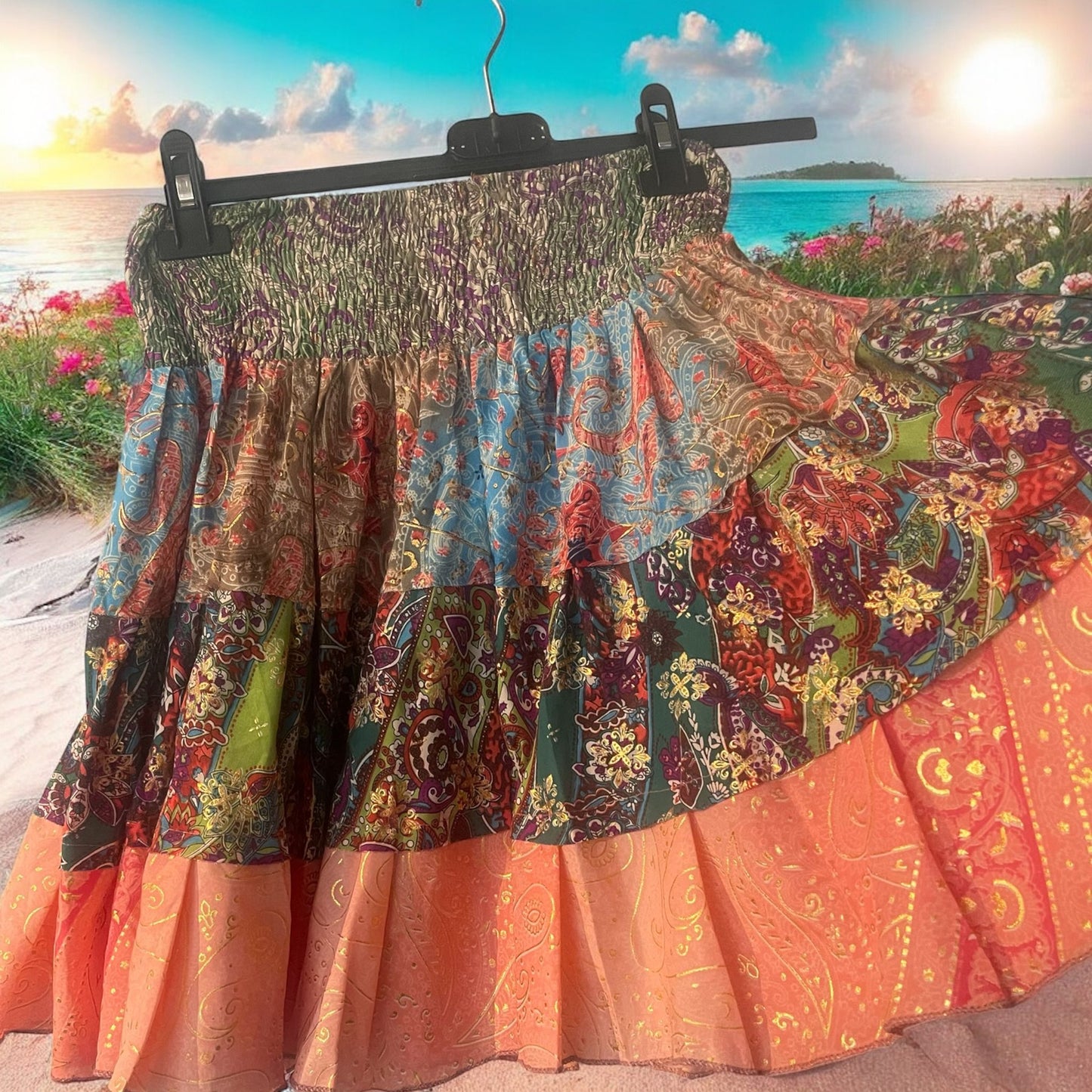 BLOUSE /JUPE MULTI SOIE - L'autre mode