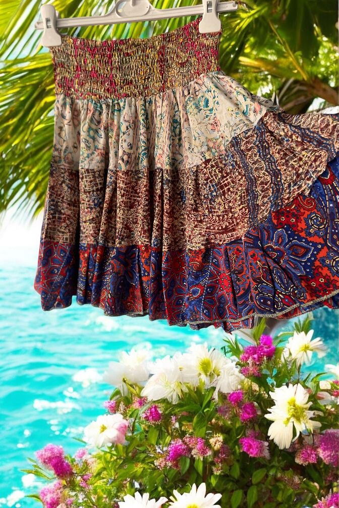 BLOUSE /JUPE MULTI SOIE - L'autre mode