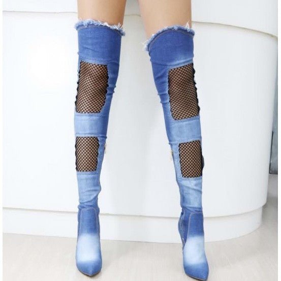BOTTES EN JEANS - L'autre mode
