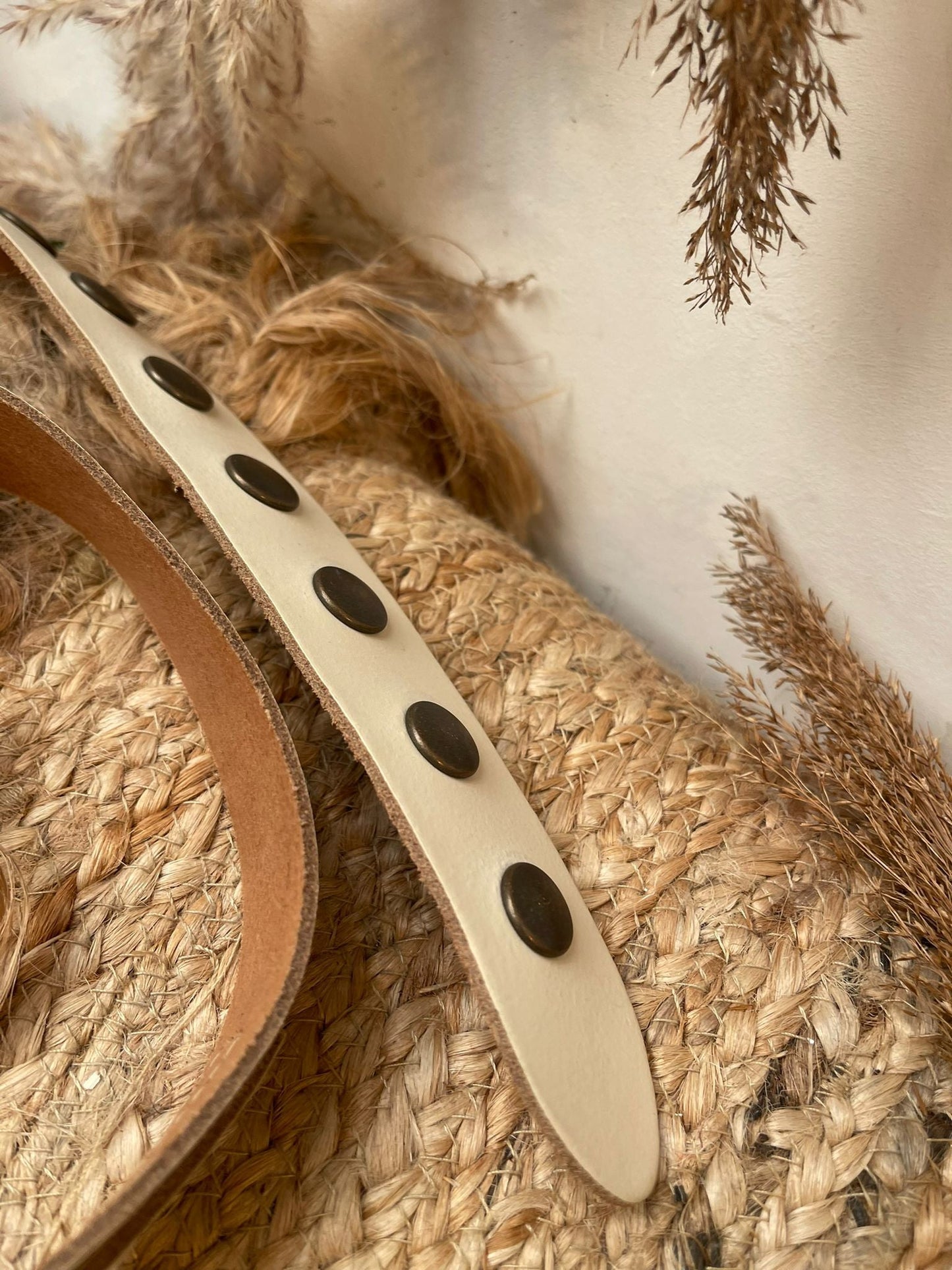 CEINTURE GROSSE CHAÎNE EN CUIR - L'autre mode
