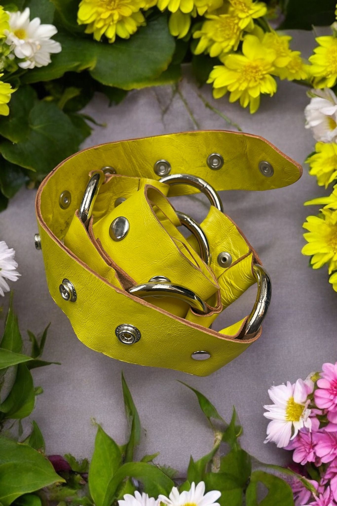 CEINTURE RE - LYS ARTISTE(jaune fluo réservé) - L'autre mode