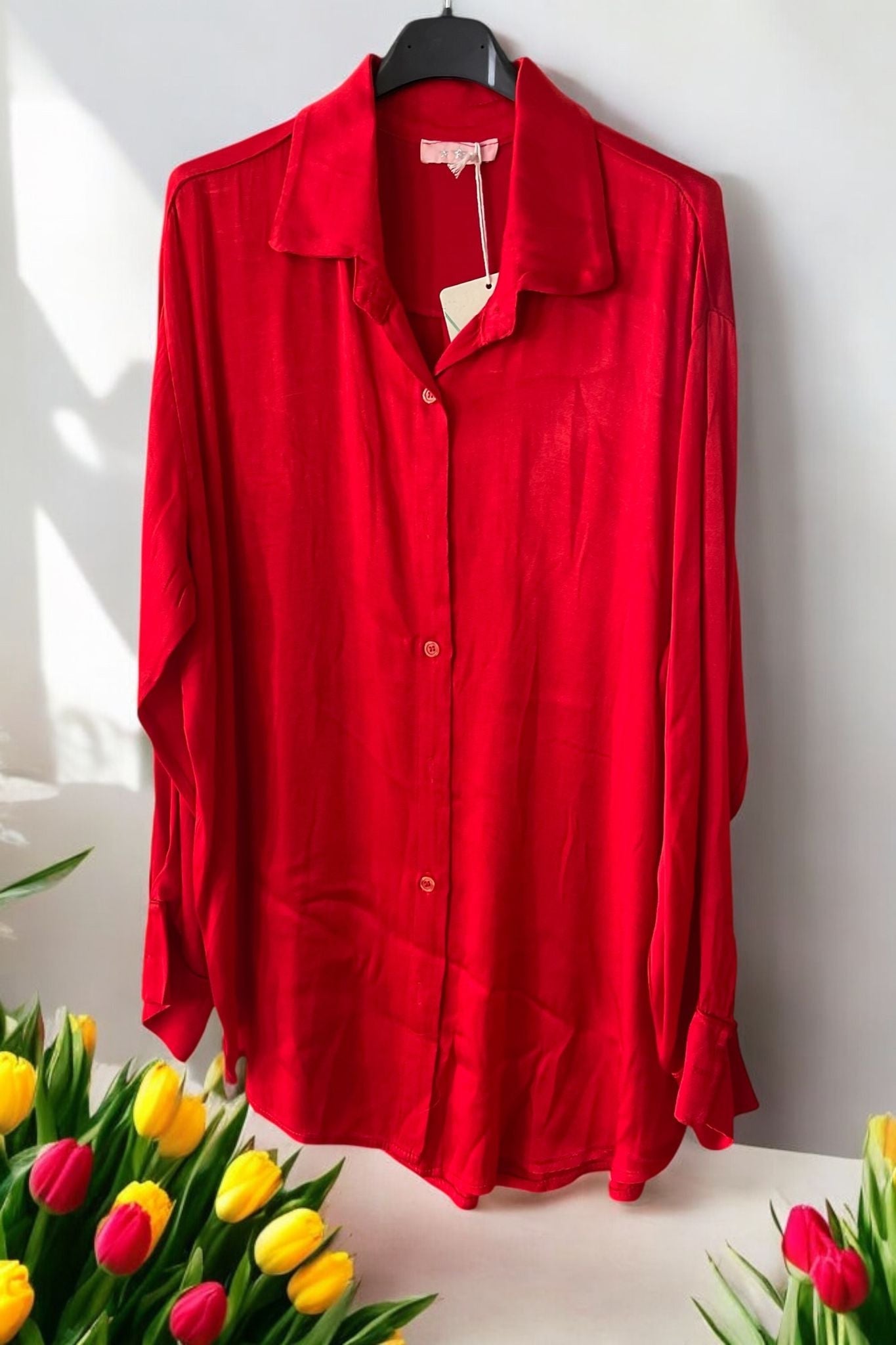 CHEMISIER MON GROS SATIN - L'autre mode