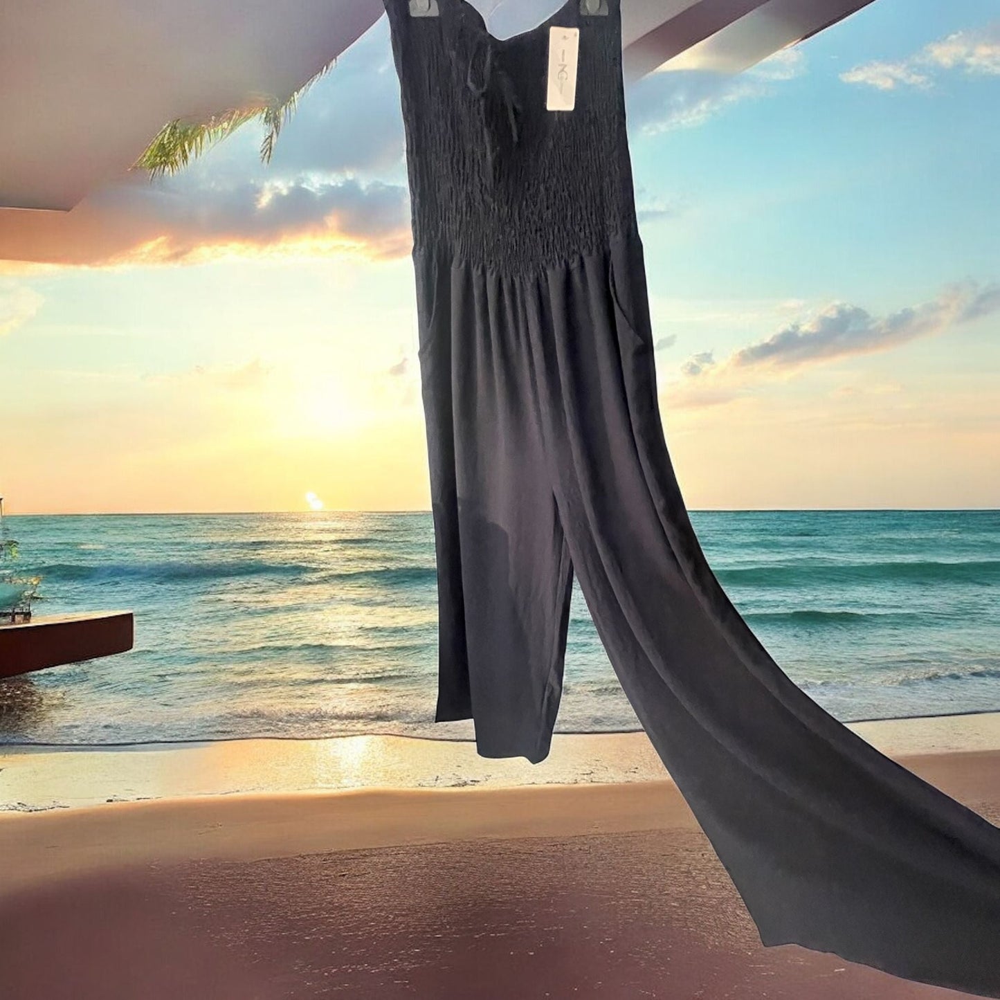 combi bustier palazzo - L'autre mode