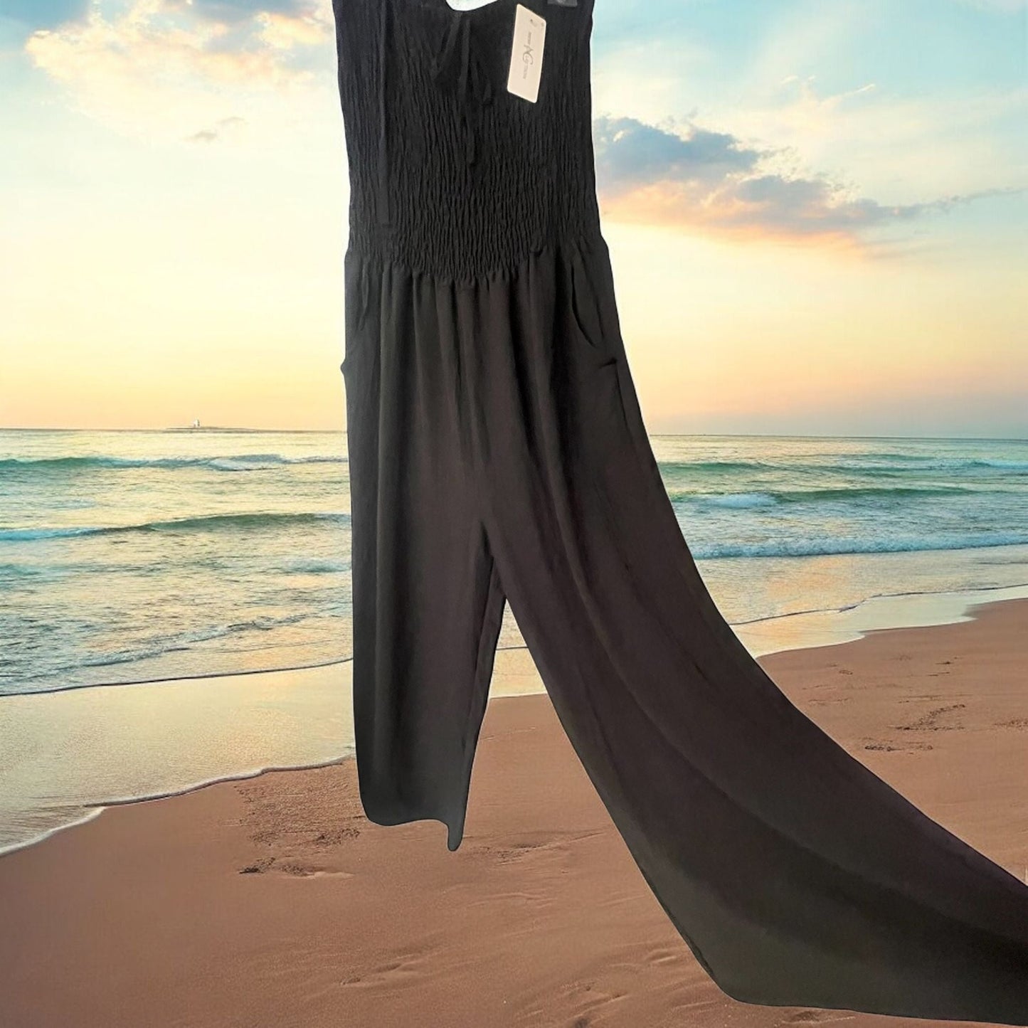 combi bustier palazzo - L'autre mode