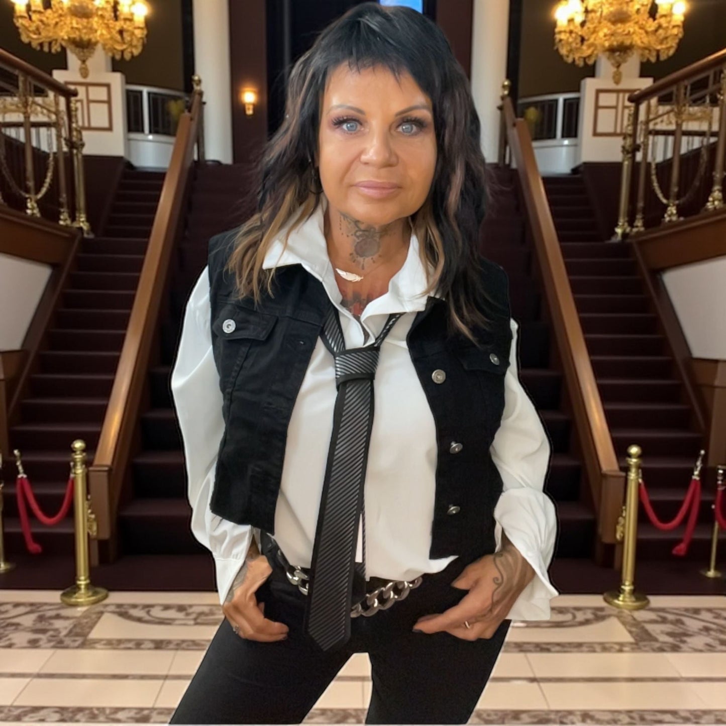 cravate carbone - L'autre mode