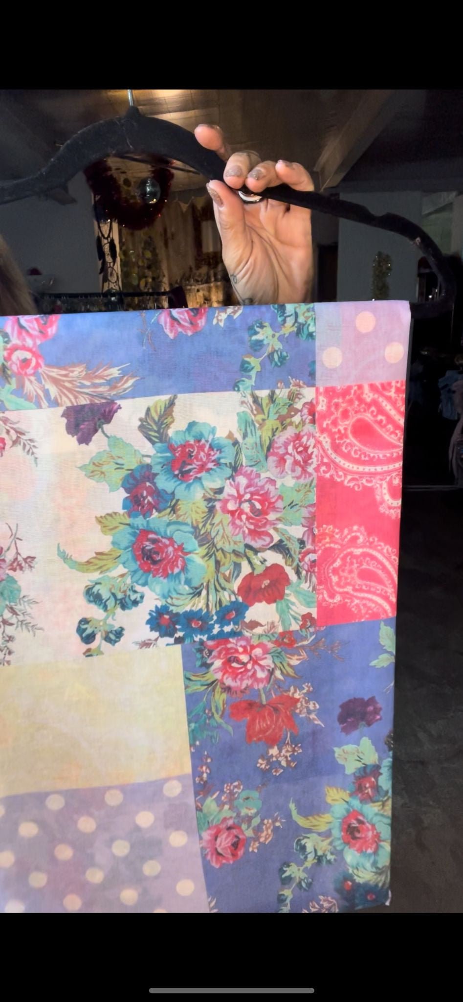 foulard pois et fleurs - L'autre mode