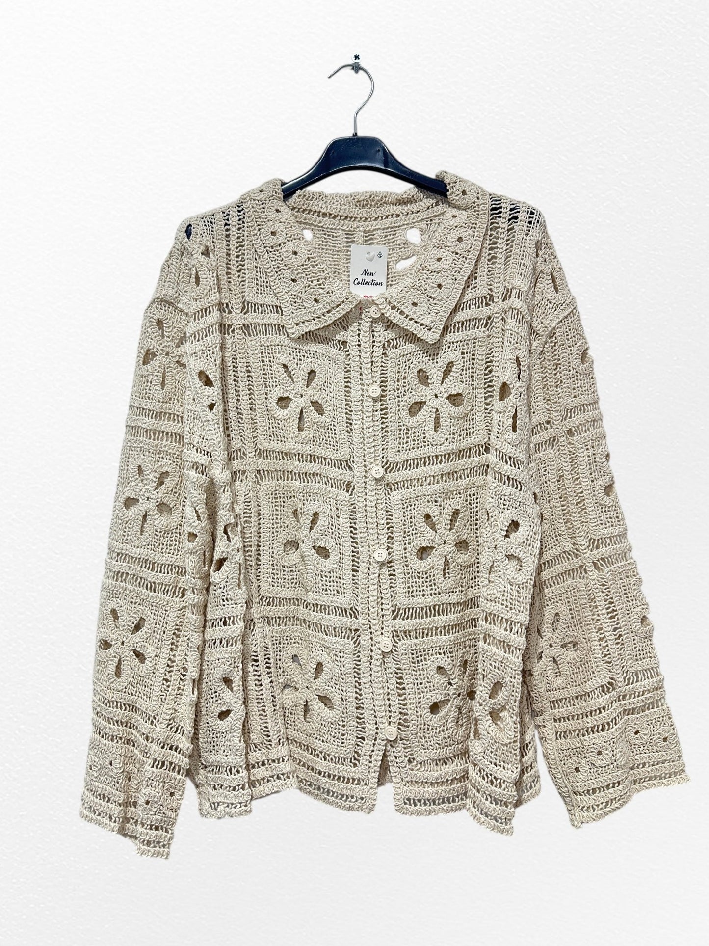 Gilet chemise crochet - L'autre mode