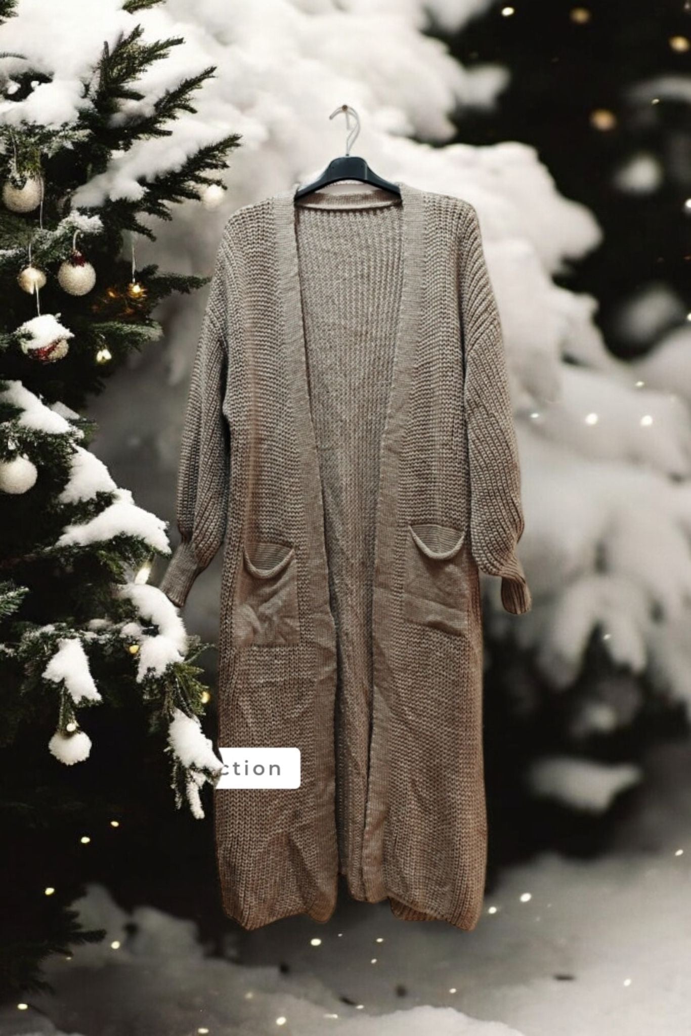 gilet long en maille) - L'autre mode
