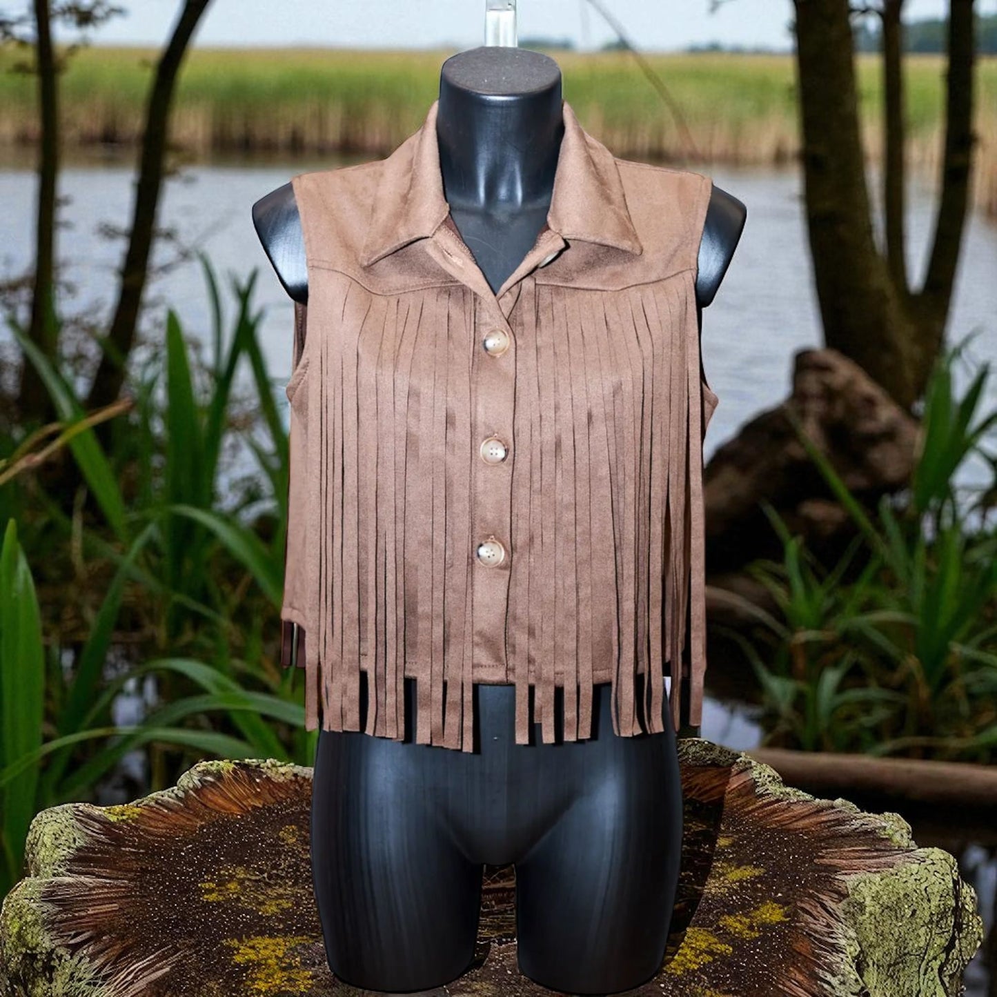 gilet sans manches wild west - L'autre mode
