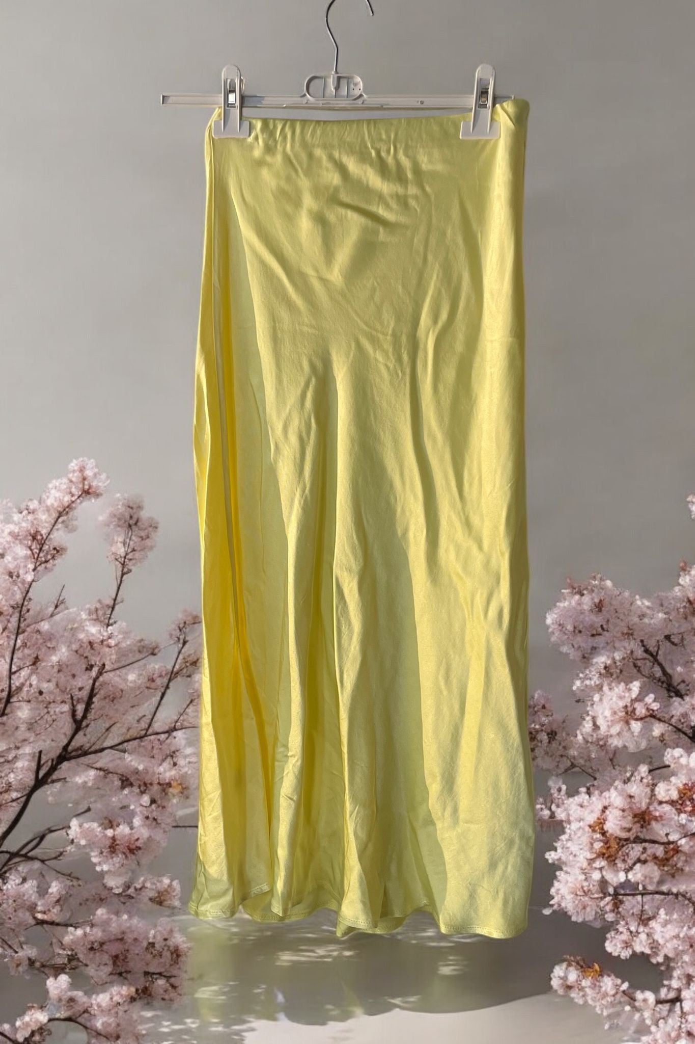 jupe satinée 3/4 - L'autre mode