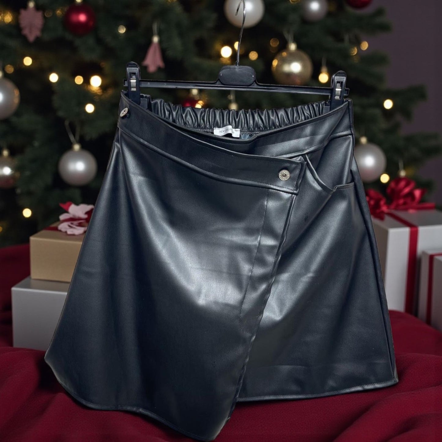 jupe simili over asymetrique - L'autre mode